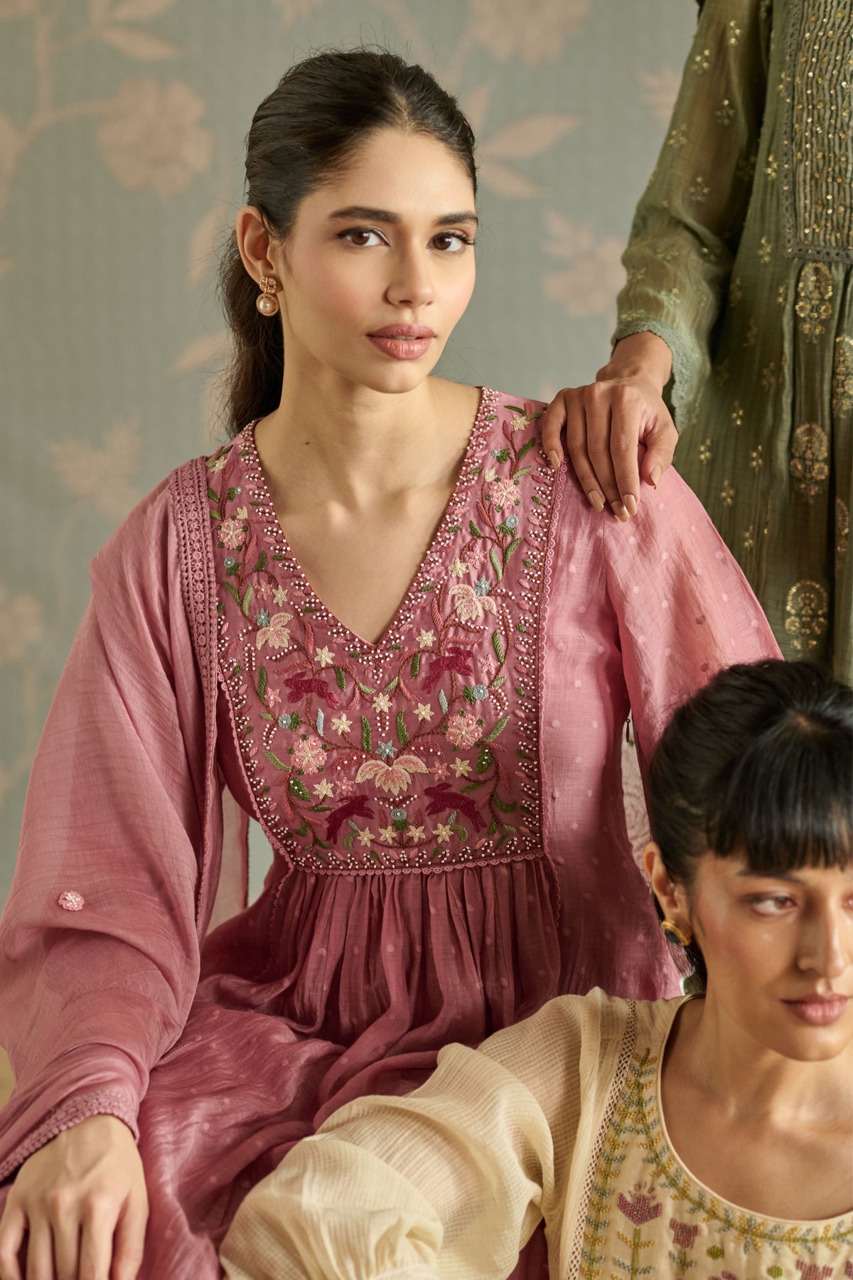 Blush Zella Kurta Set
