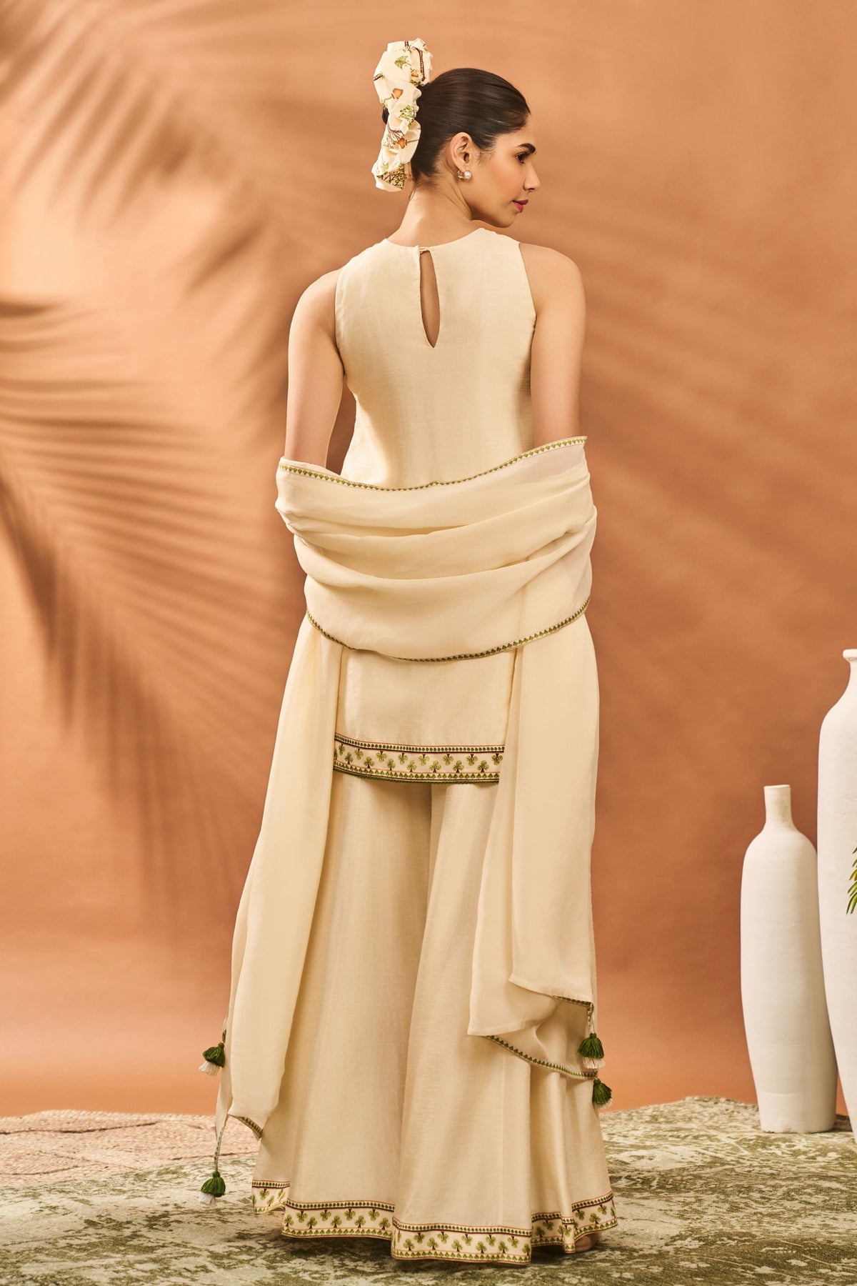 Ivory Wildscape Kurta Set
