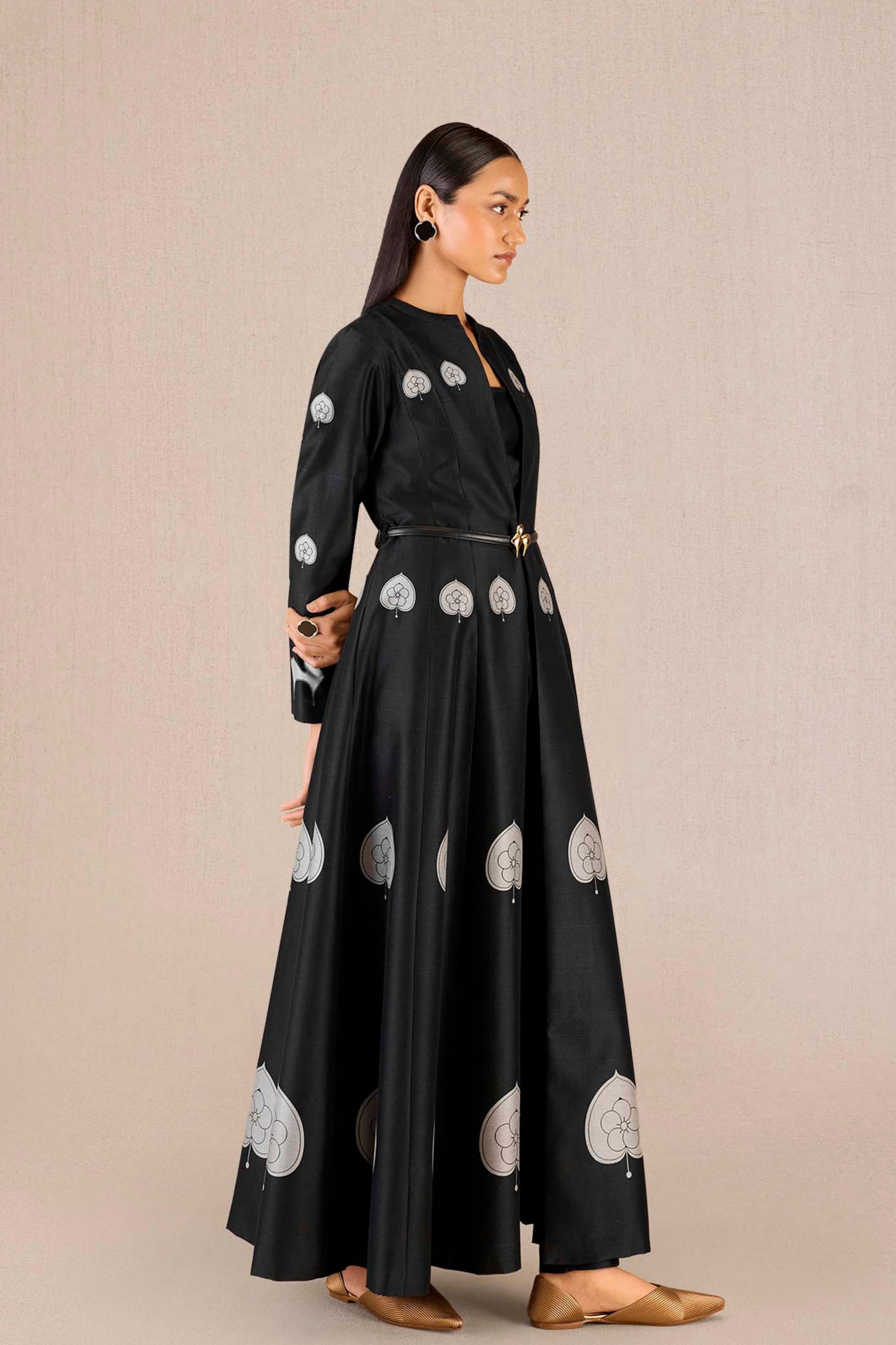 AMPM - Aresha Jacket Set In Black - Elahe