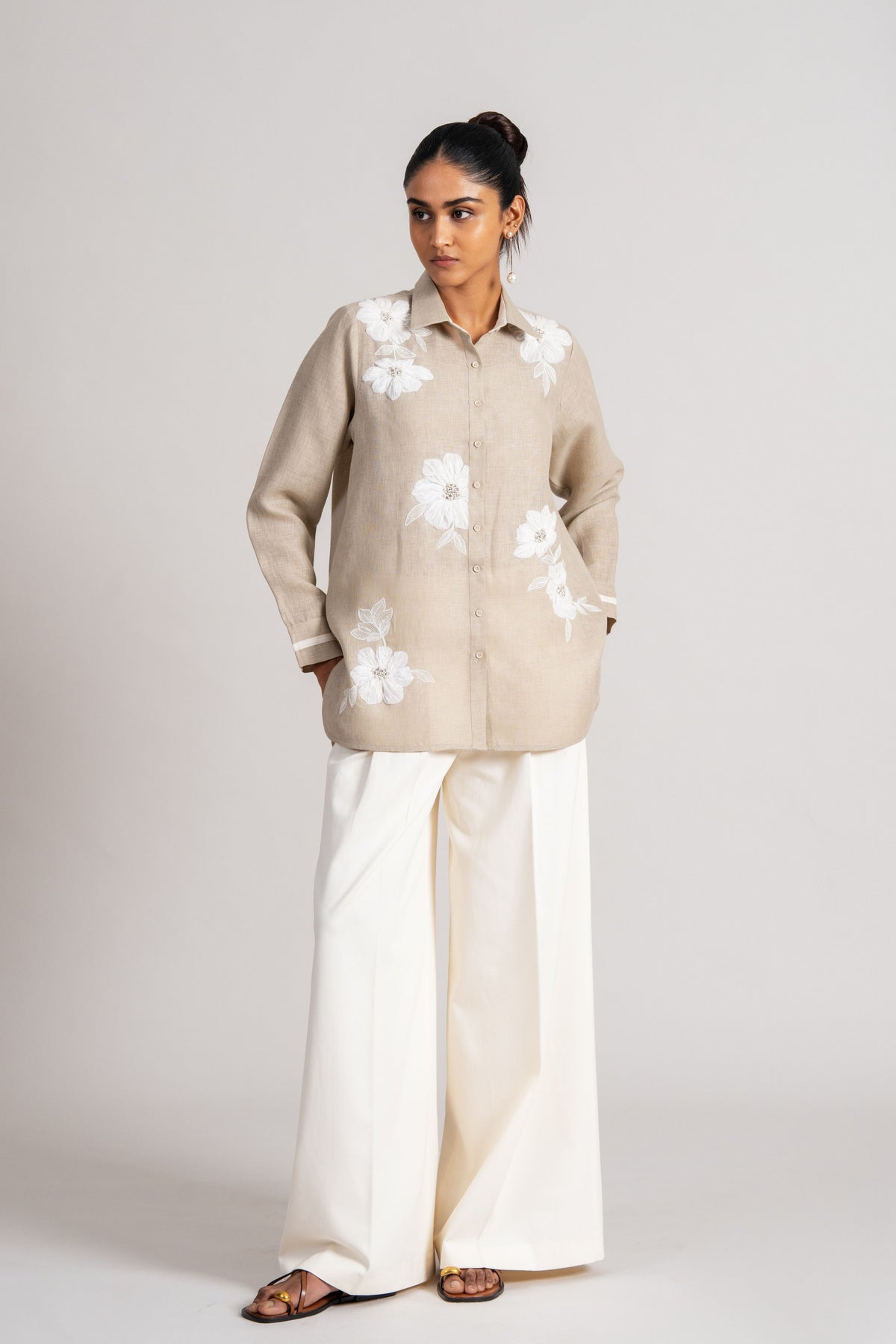 Aura Front Open Shirt