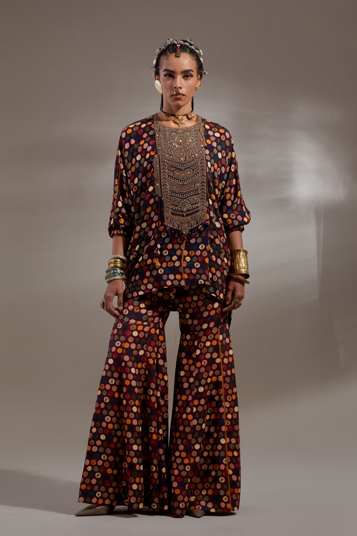 Kuru Trapeze Kurta Set