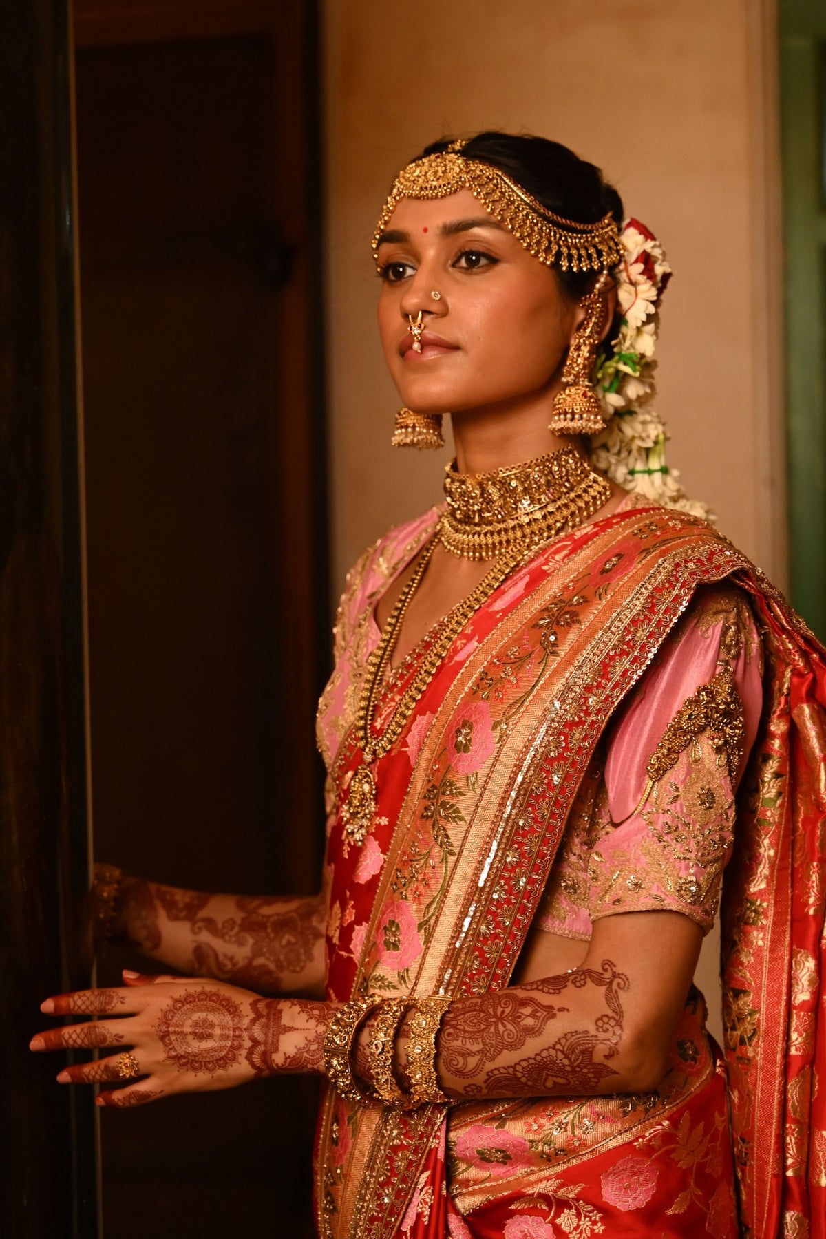 Shanvika Red Saree