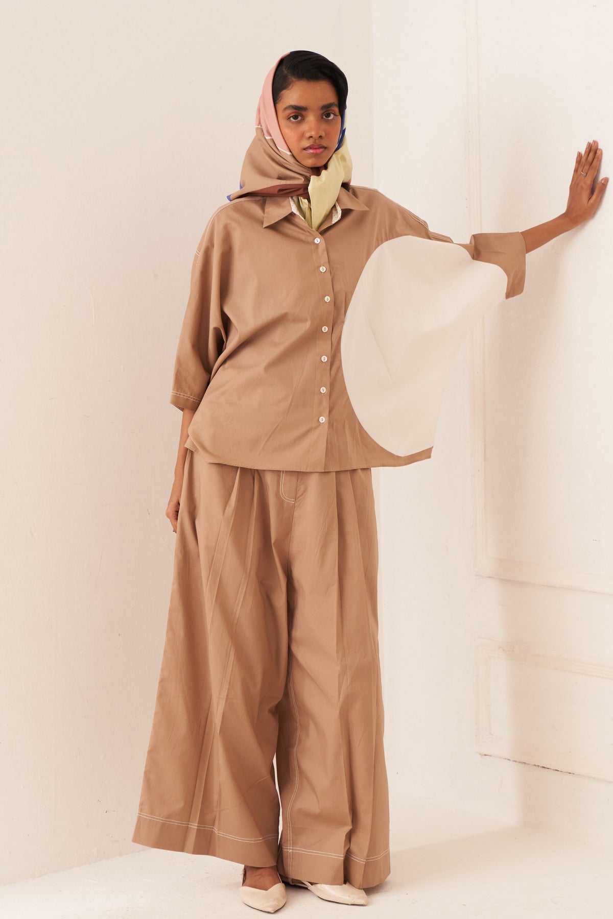 Circular Shirt Set