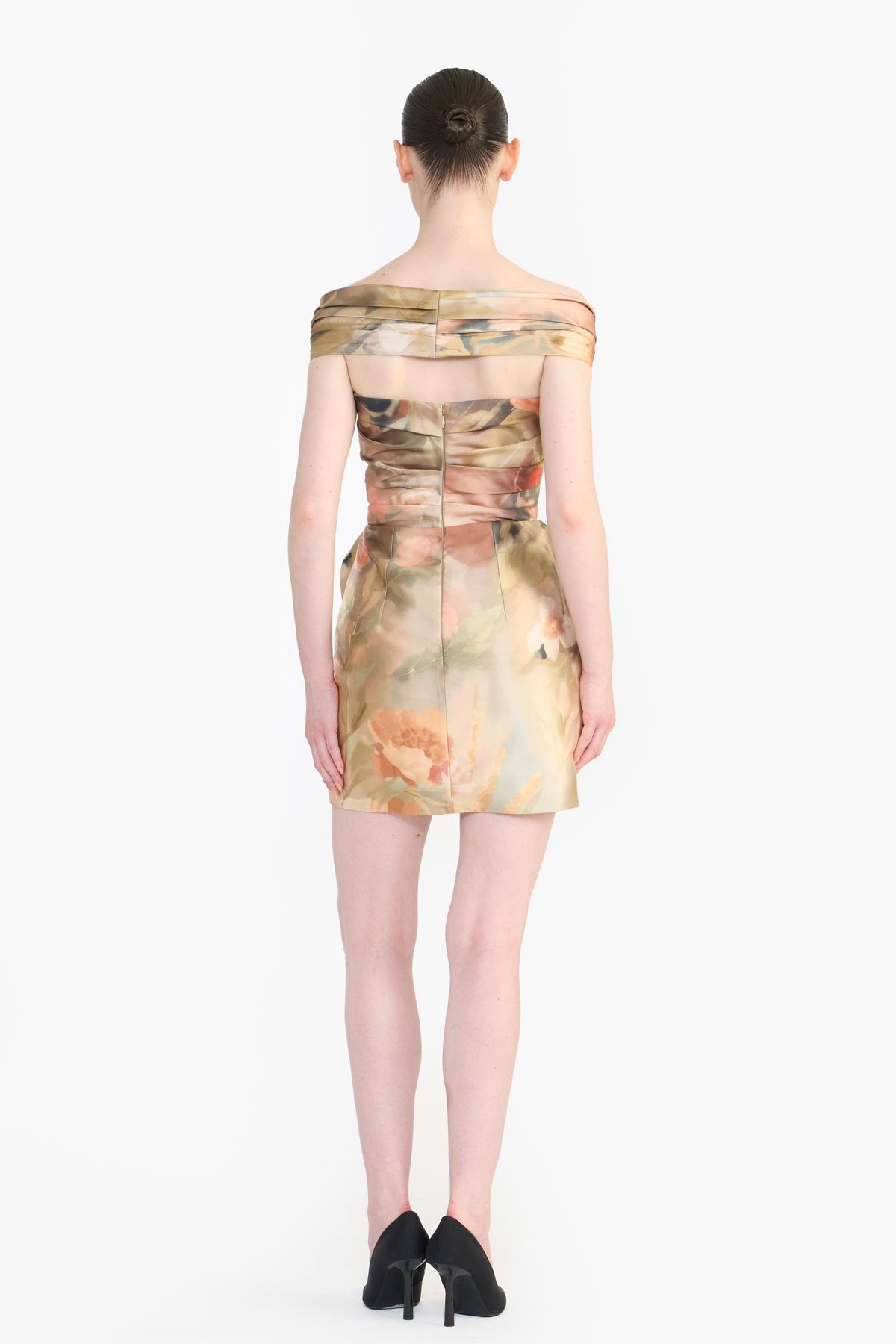 Off Shoulder Draped Mini