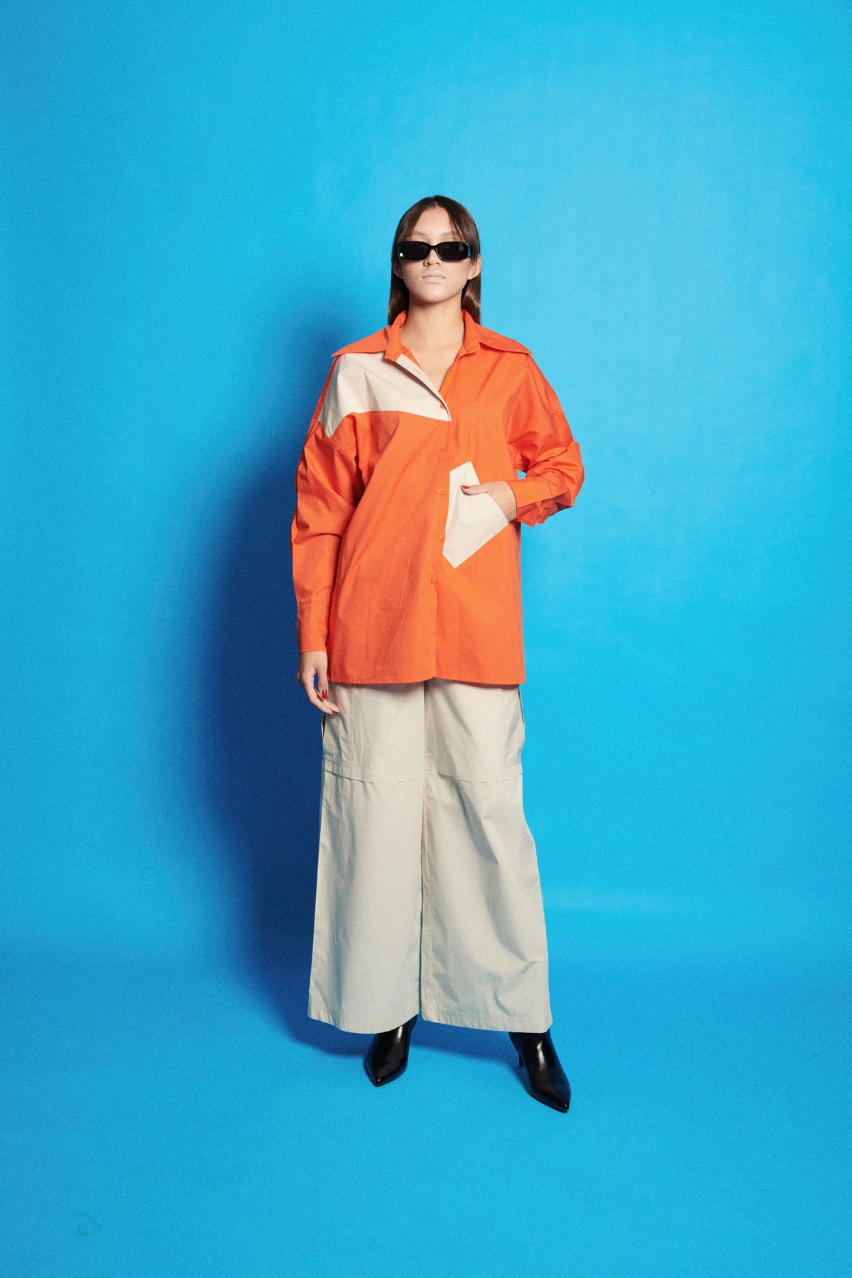 Orange Mud Co-ord Set