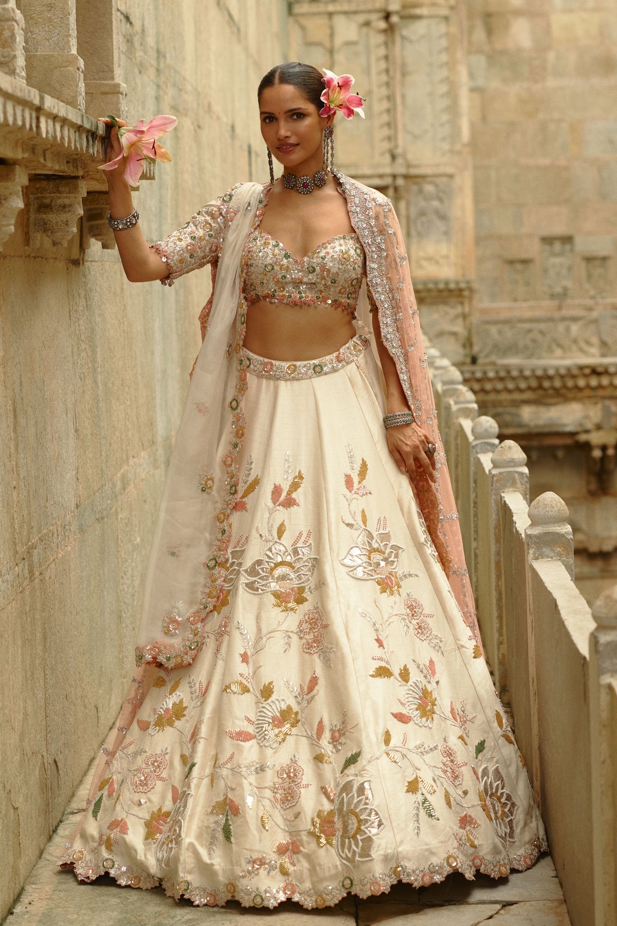 Gota Work Lehenga Set