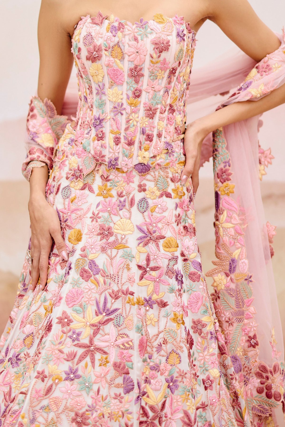 Edel Lehenga Set