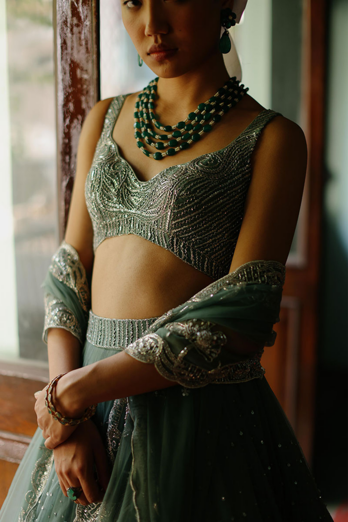 Sparkling Waves Lehenga Set