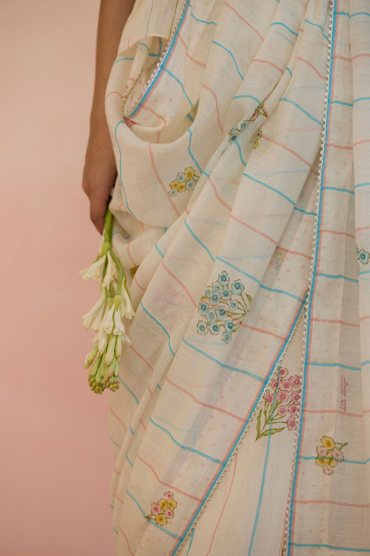 Ditsy Silk Saree