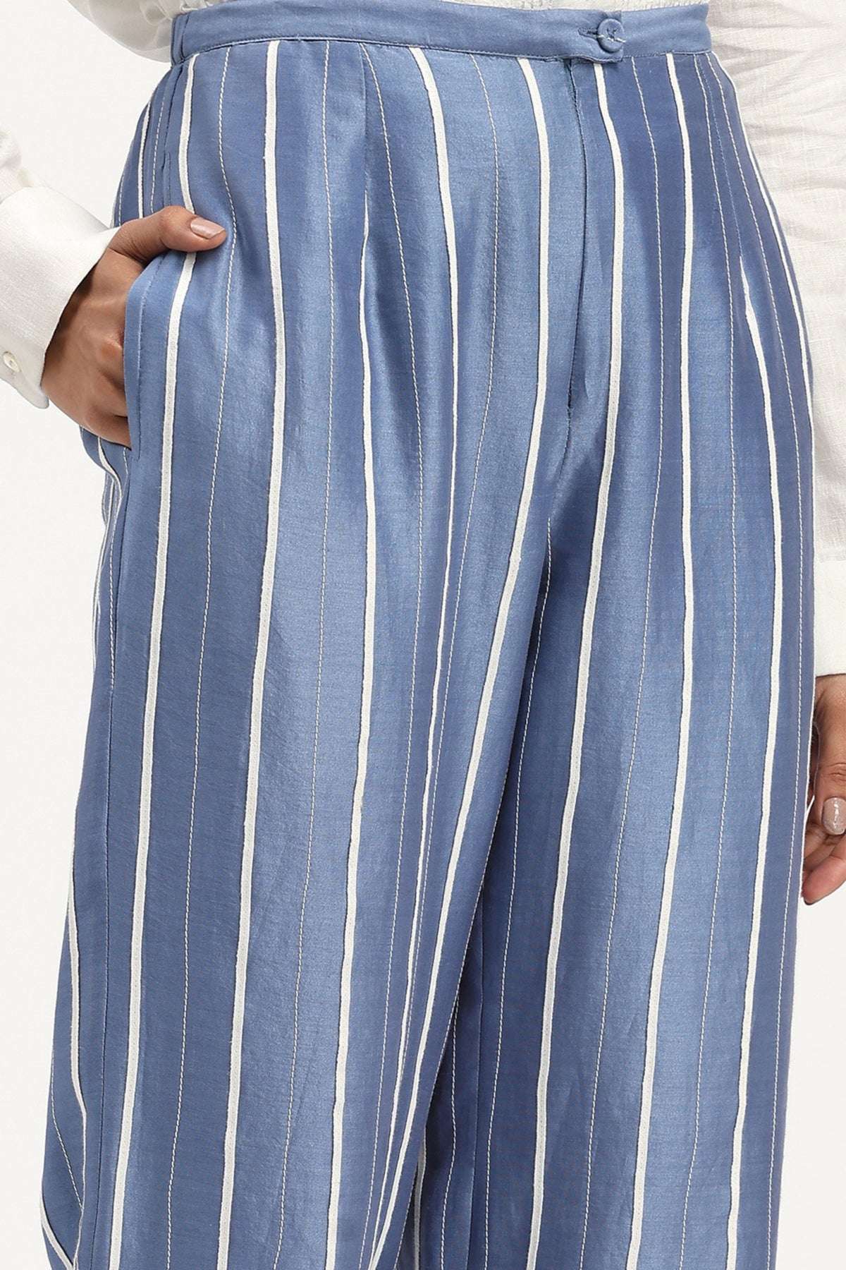 Blue Stripe Trouser