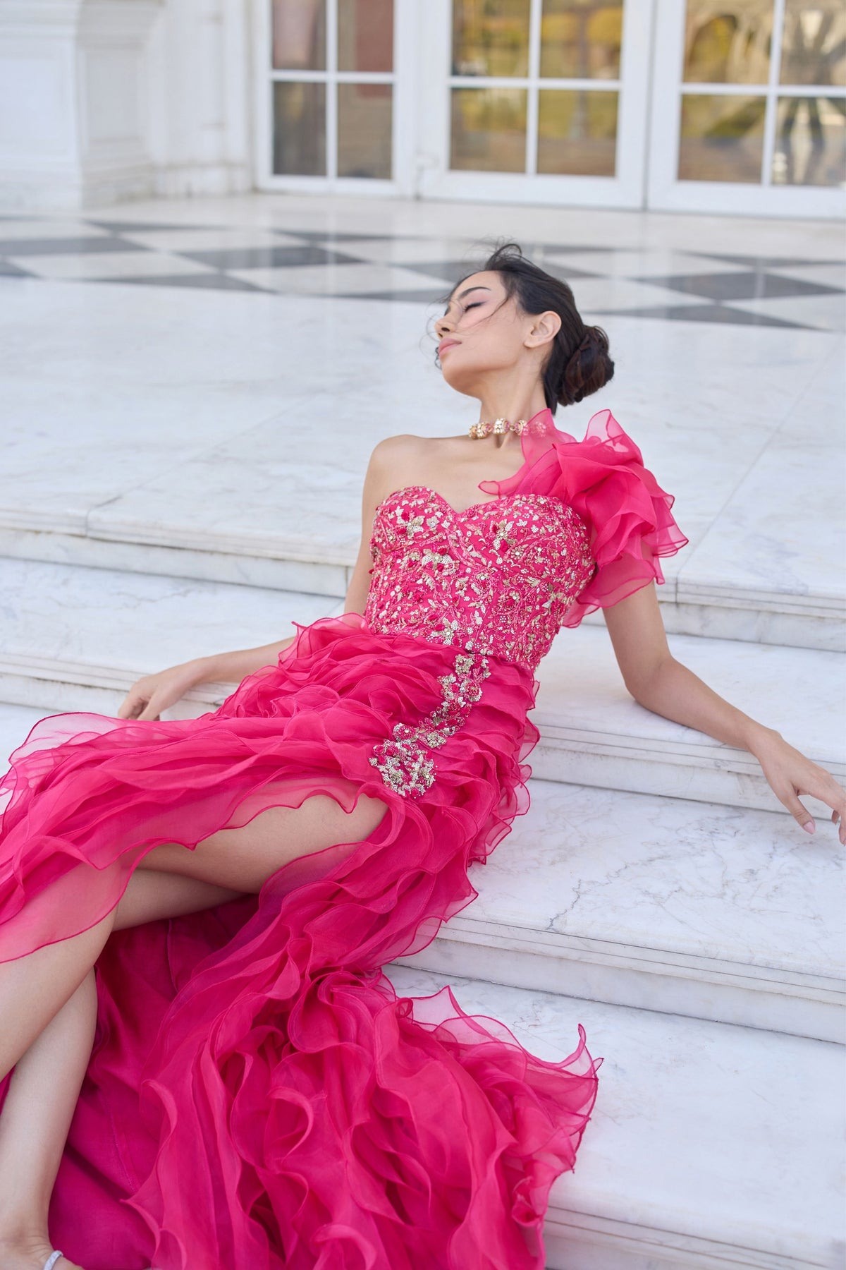 Bougainvillea Gown