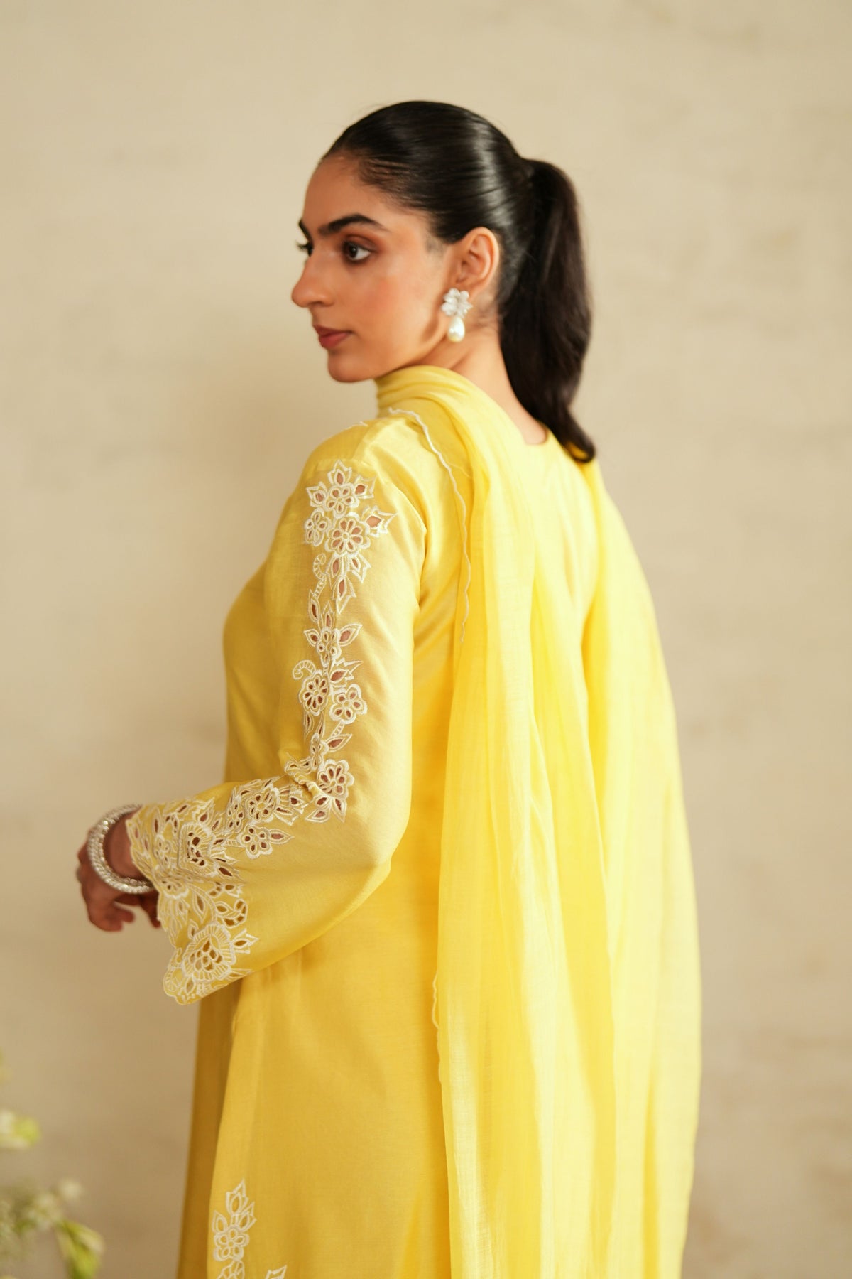 Yellow Kaftan Set