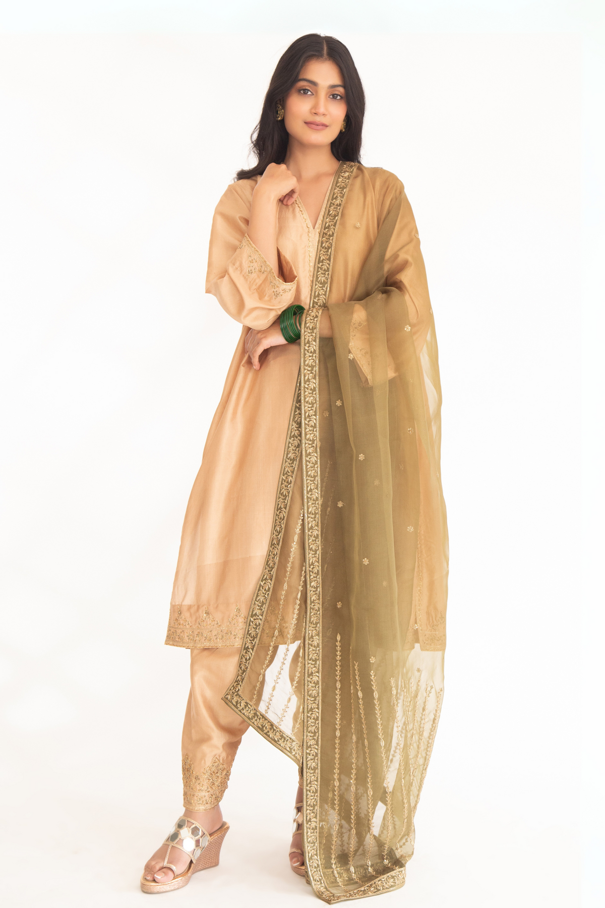 Beige Satya Kurta Set