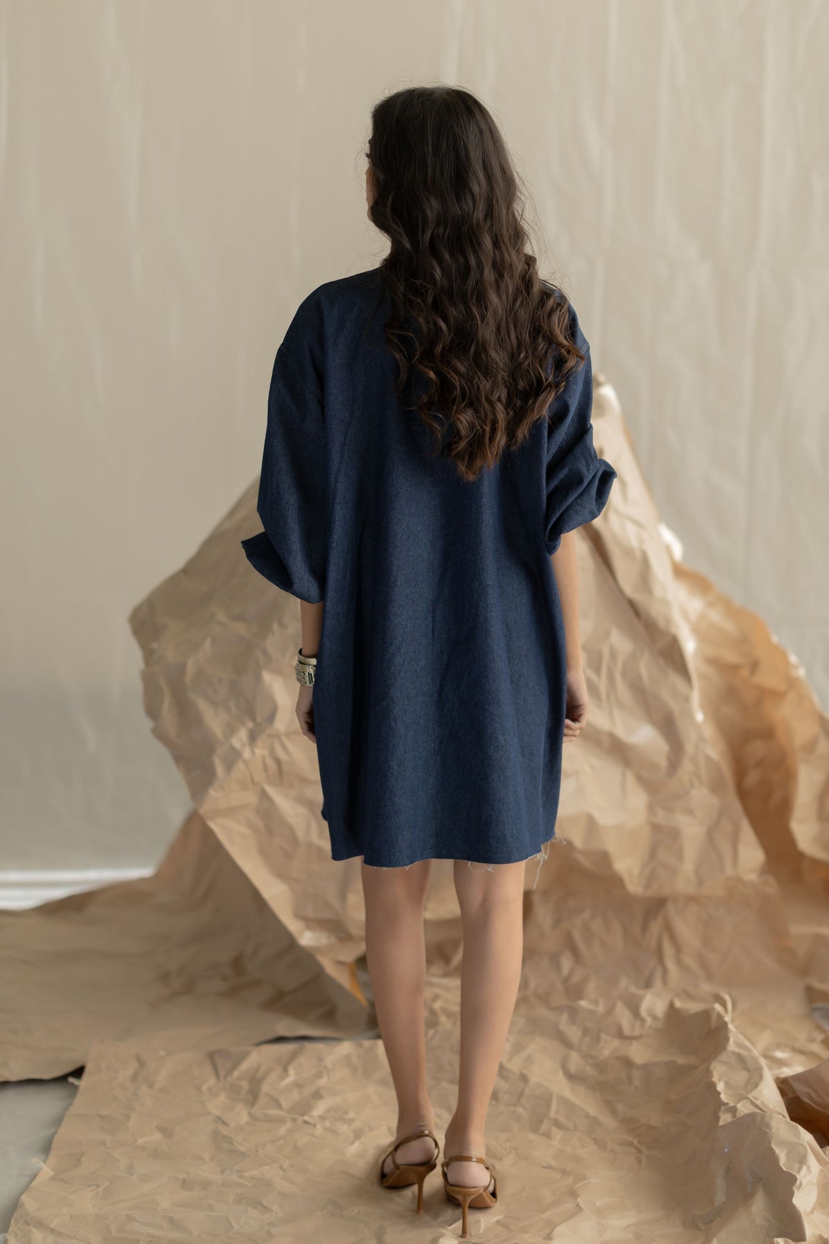 Dark Blue Box Dress