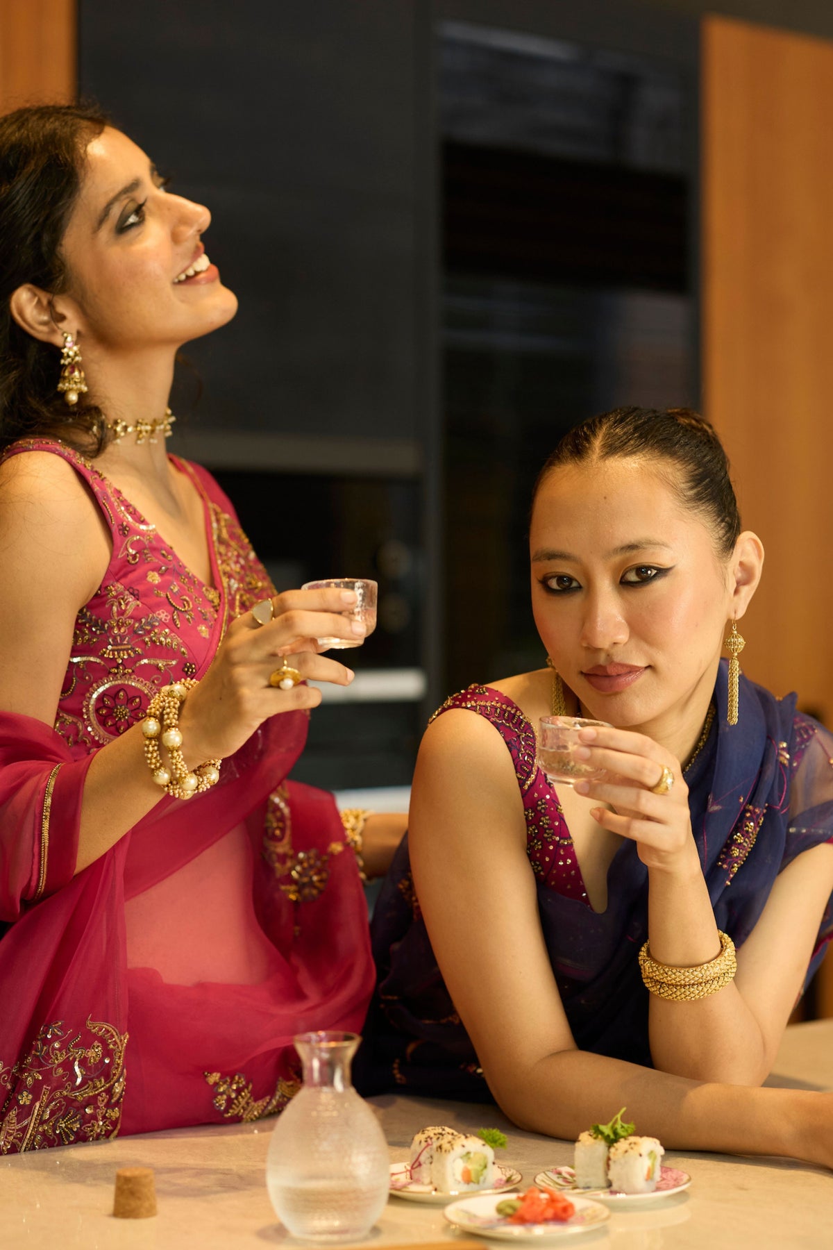 Pink Anugraha Saree