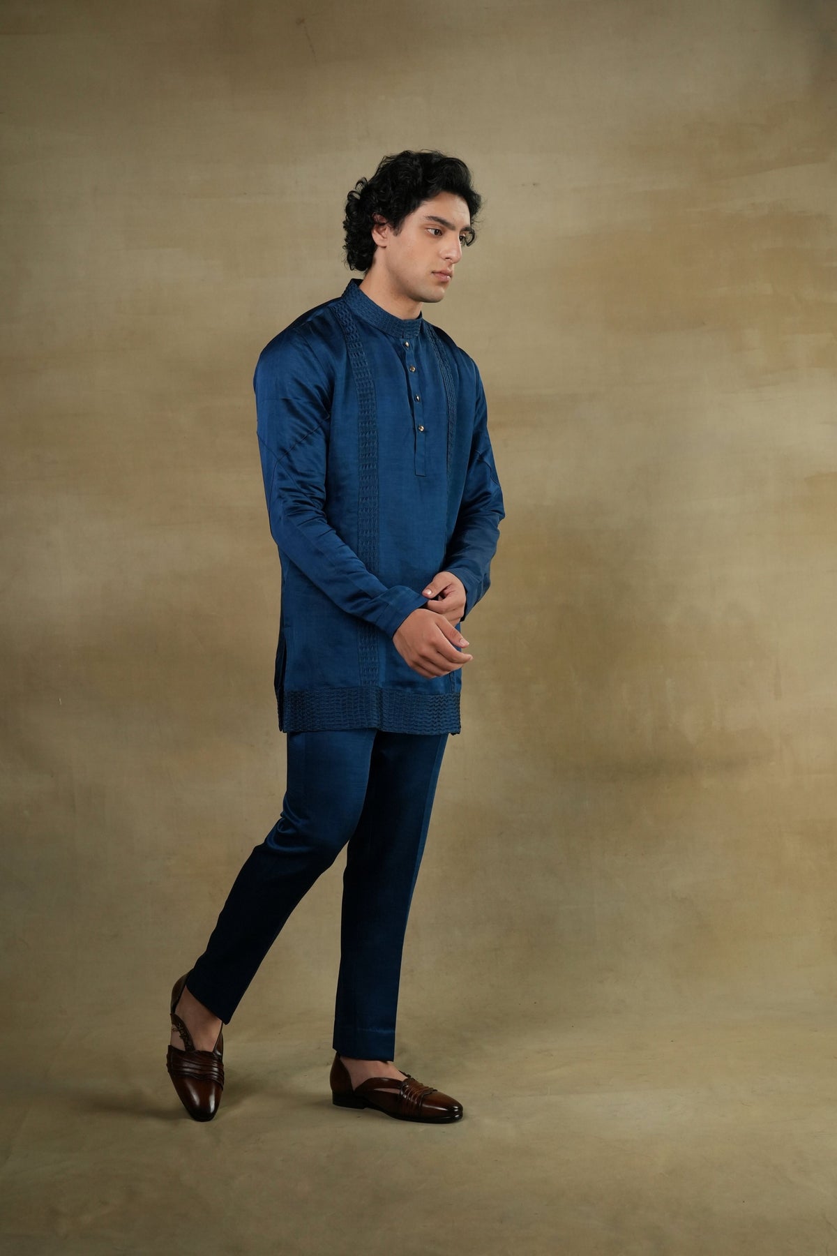 New Teal Short Kurta Set