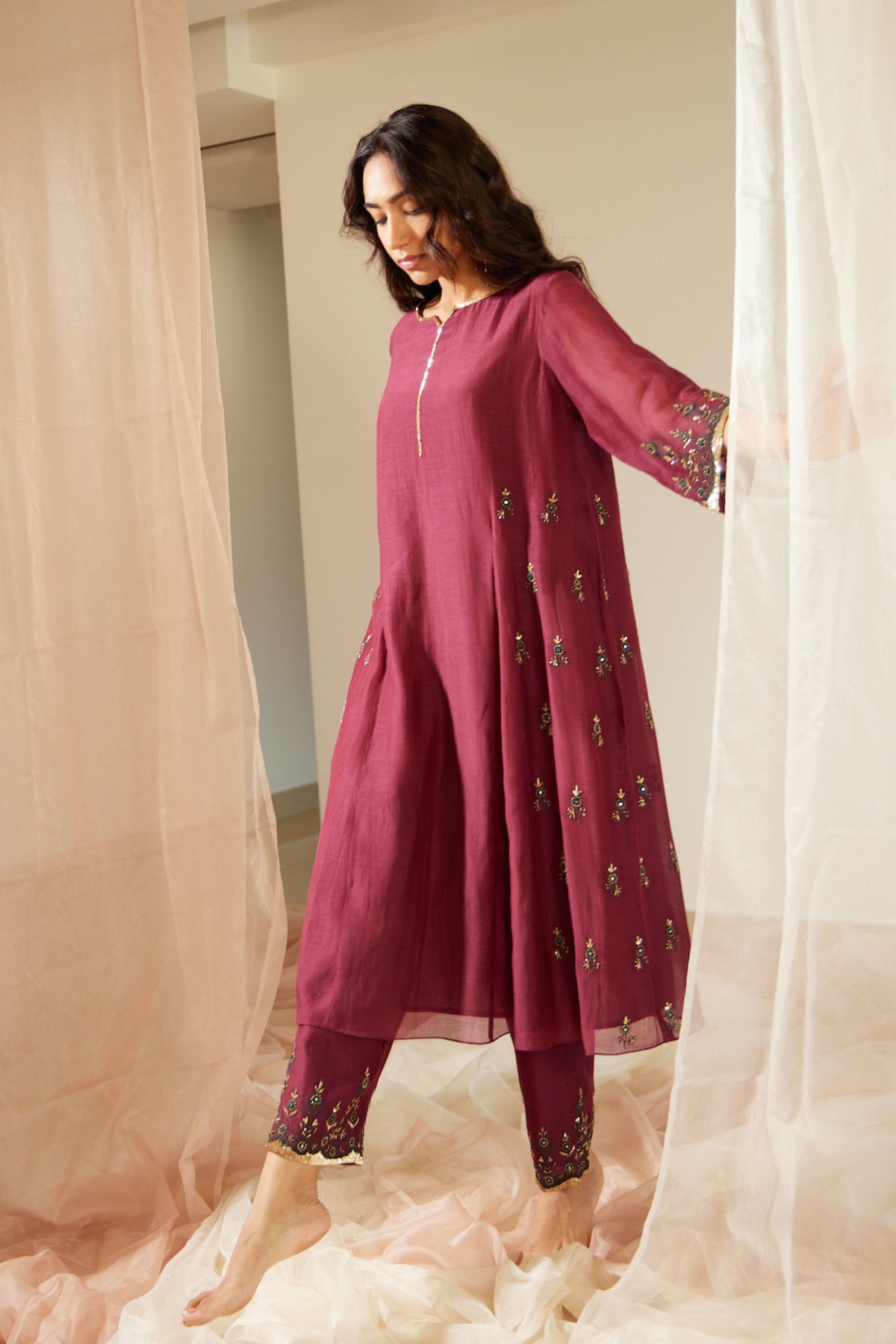 Yellow Abir Kurta