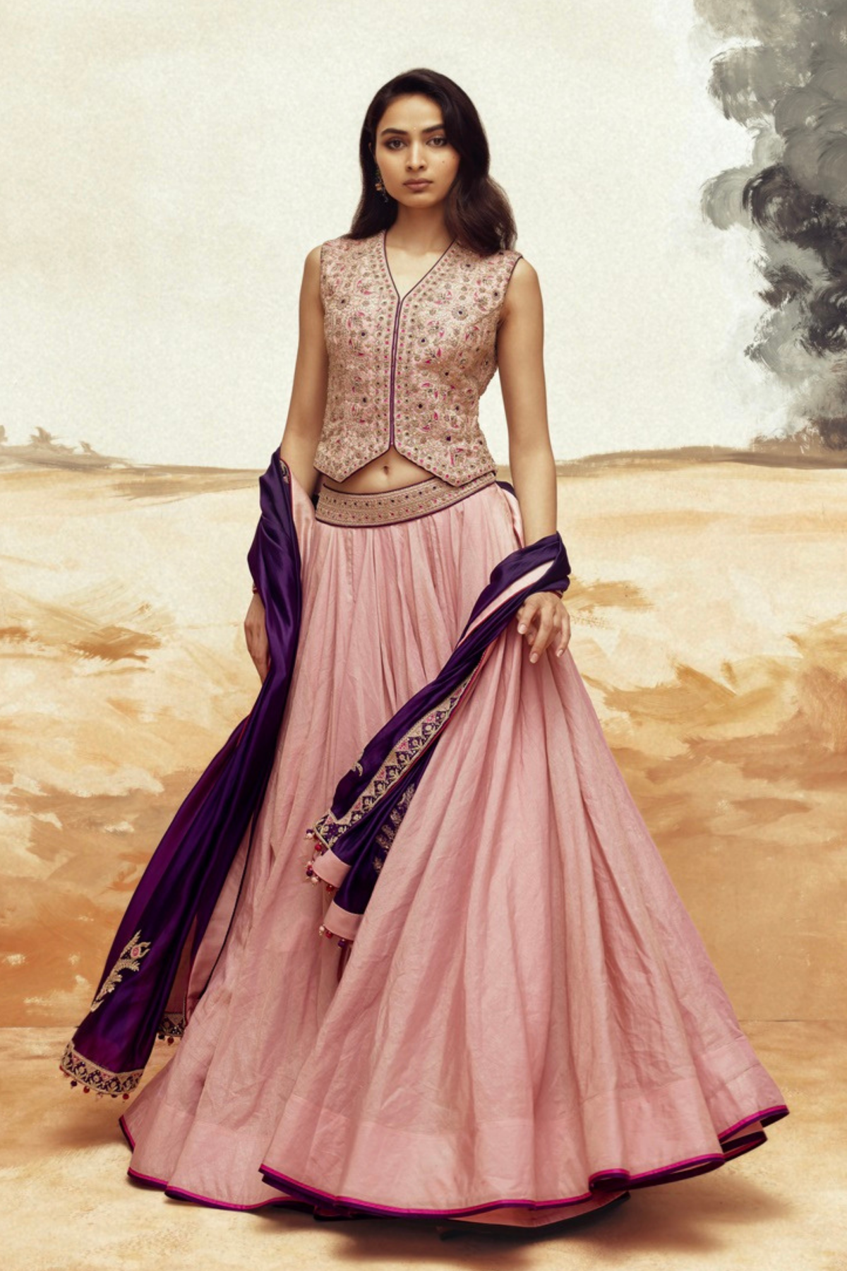Johari Koti  Lehenga Set
