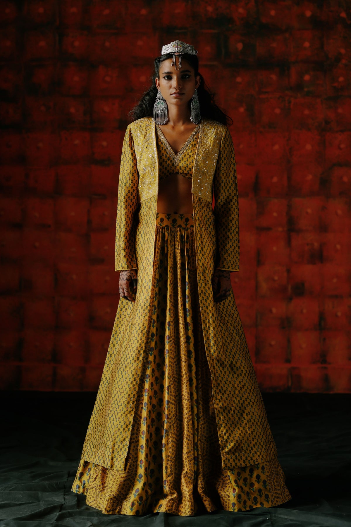 Amber Lehenga Set With Jacket