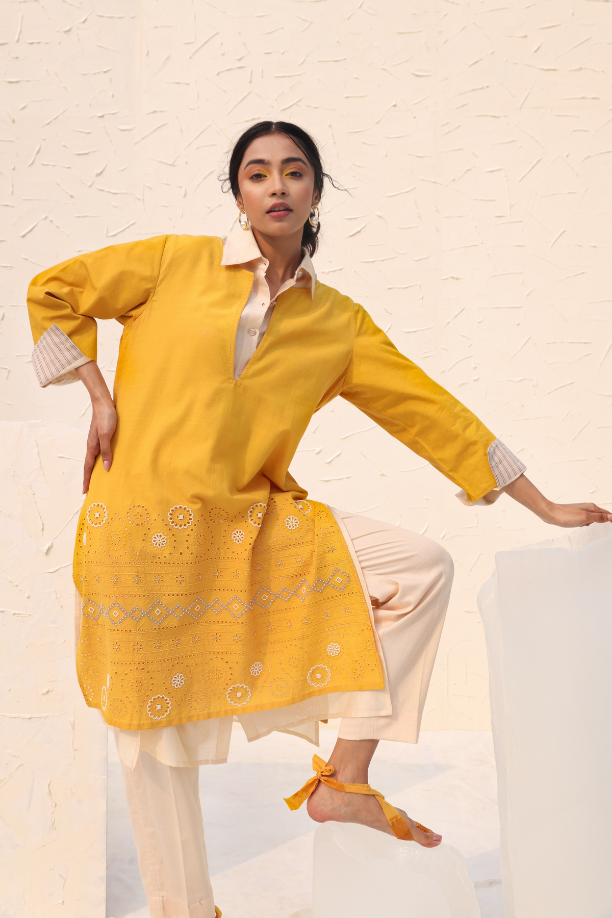 Dahlia Embroidered Kurta