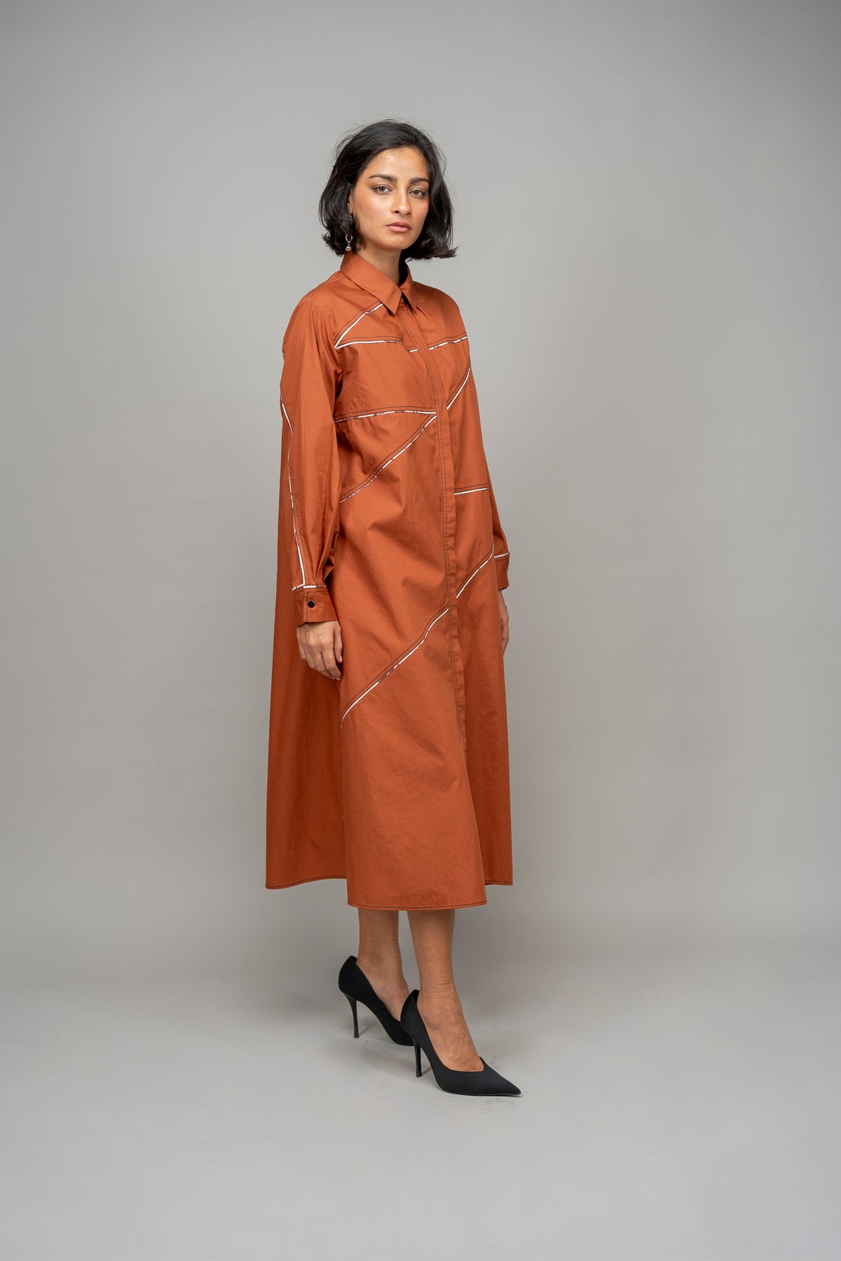 Berg Asymmetrical Shirt Dress