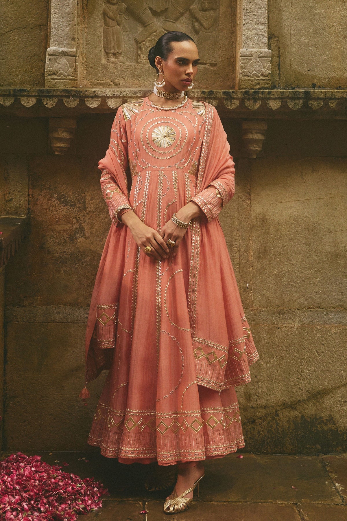 Rose Jaipur Anarkali Set