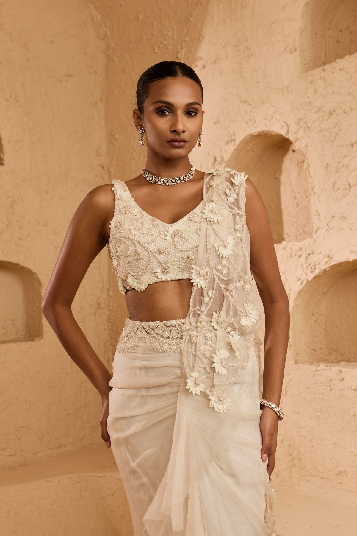 Esme Drape Saree Set