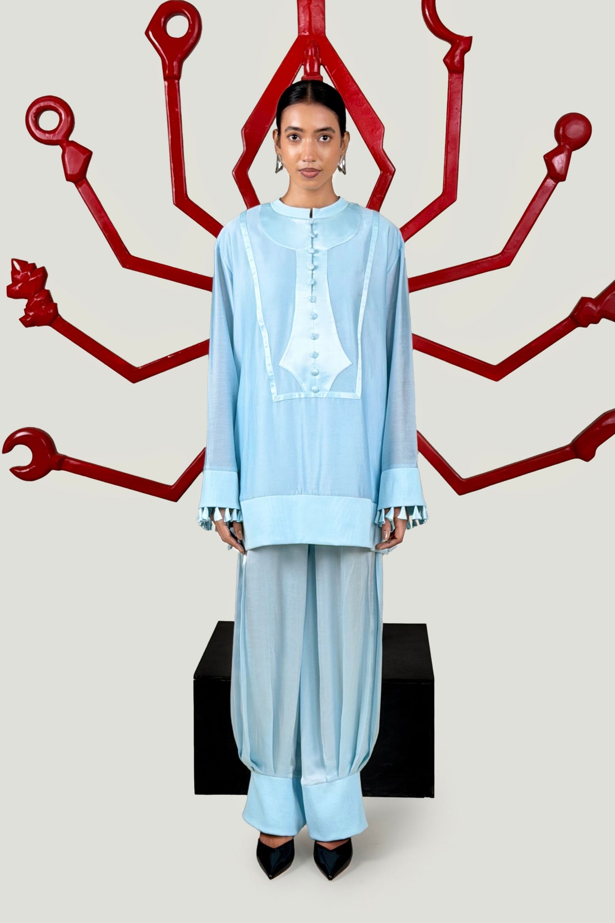 Blue Tunic Set