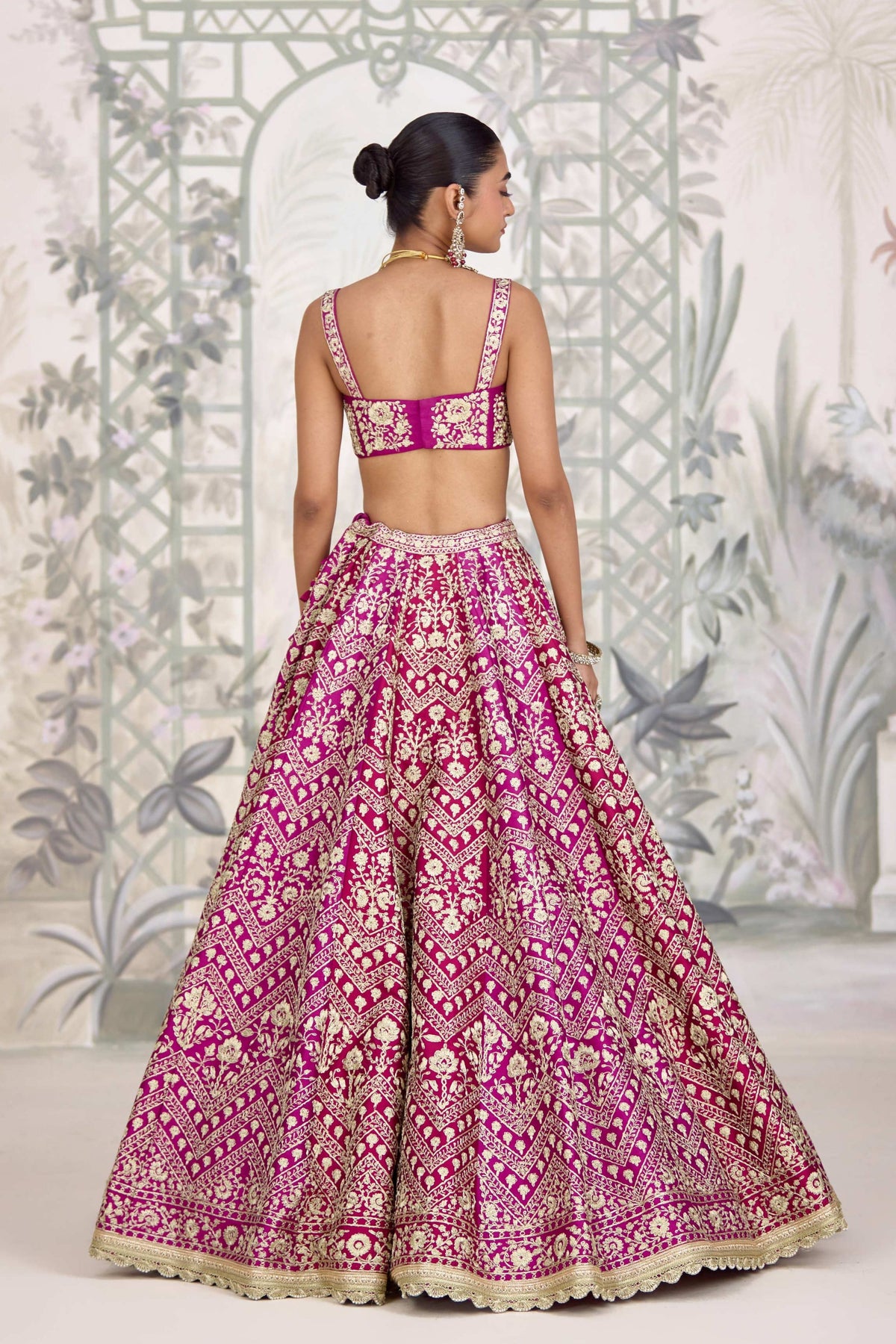 Wine Maroon Lehenga Set