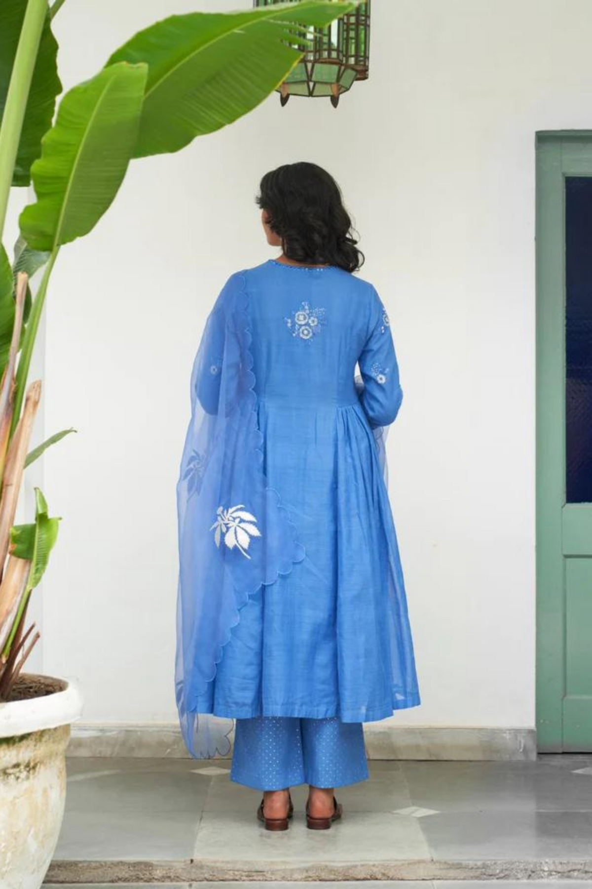 Asmani Sitara Kali Kurta Set