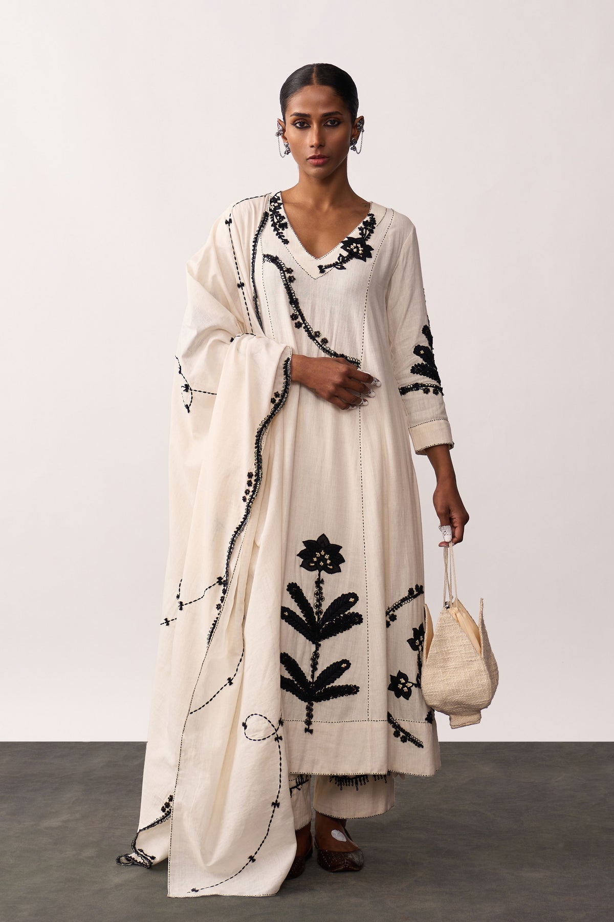 Sucheta Ivory Kurta Set