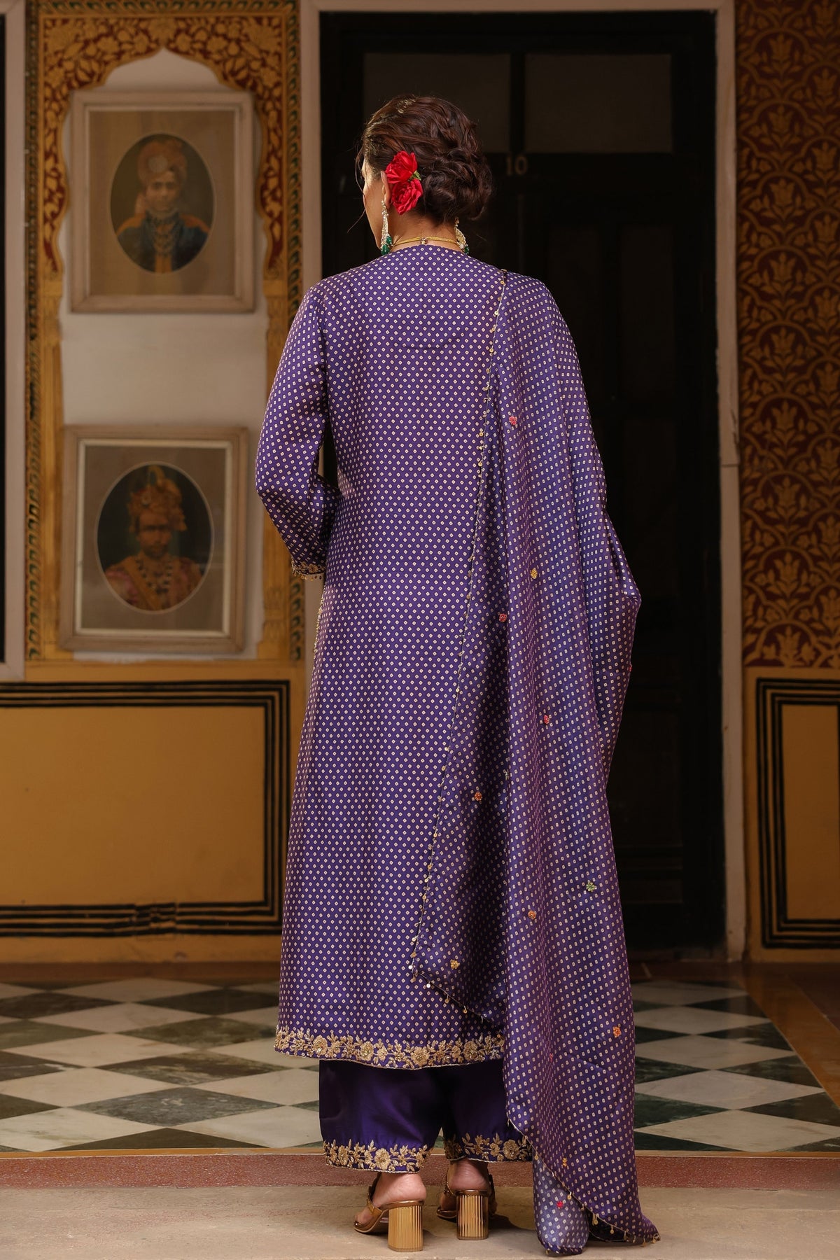 Ahista Purple Kurta Set