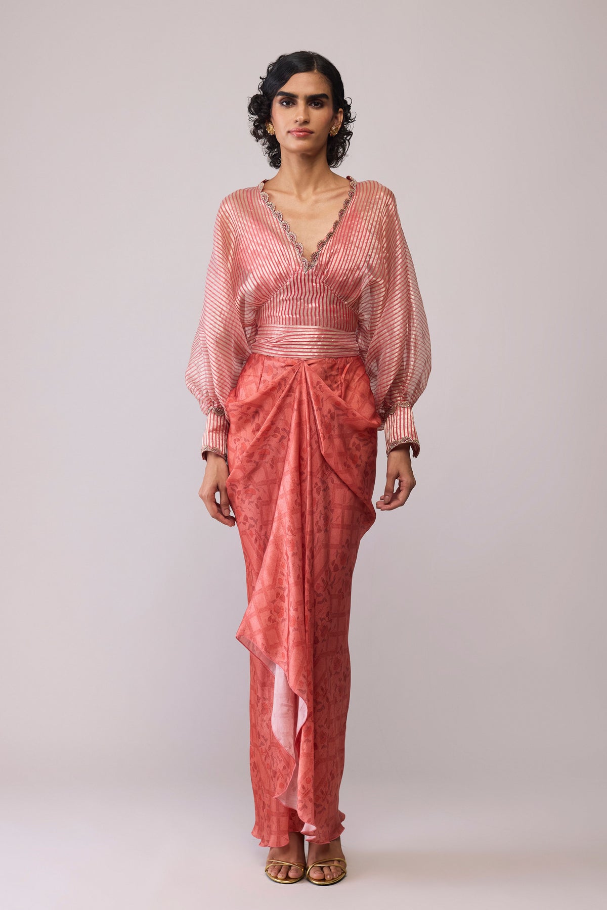 Red Stripe Maria Top