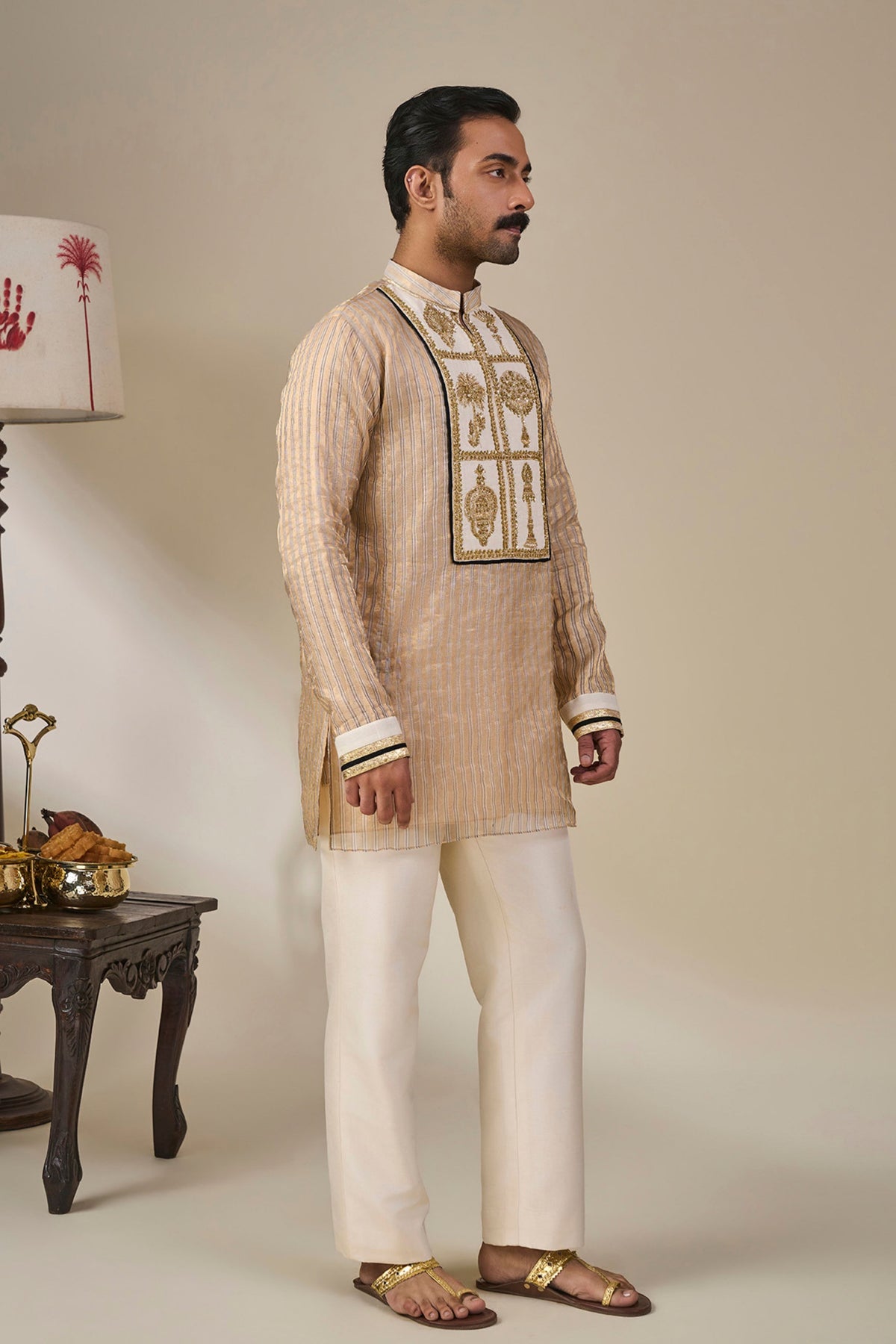 Ivory Kochi Conch Pants Set