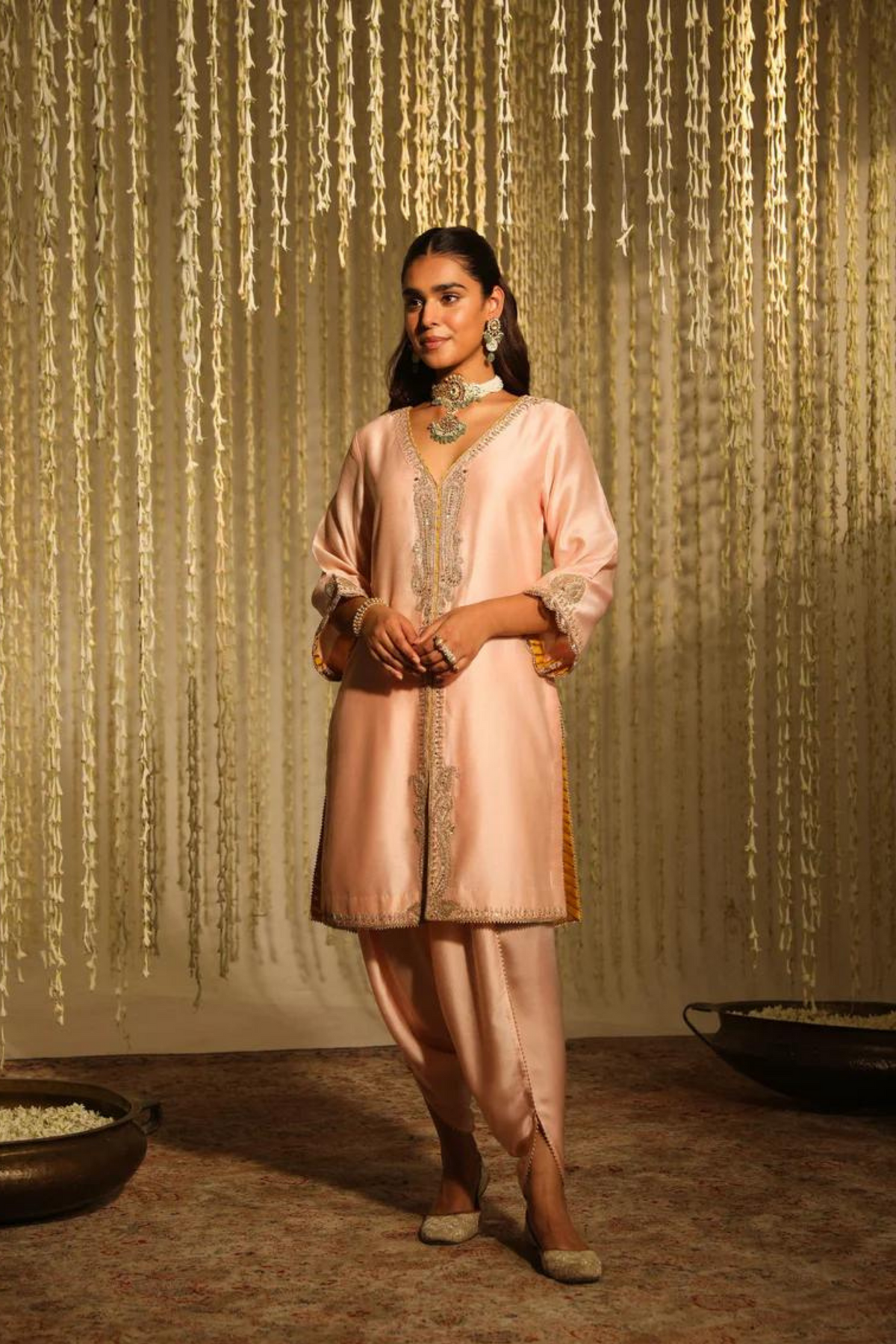 Umrah Pink Kurta Set