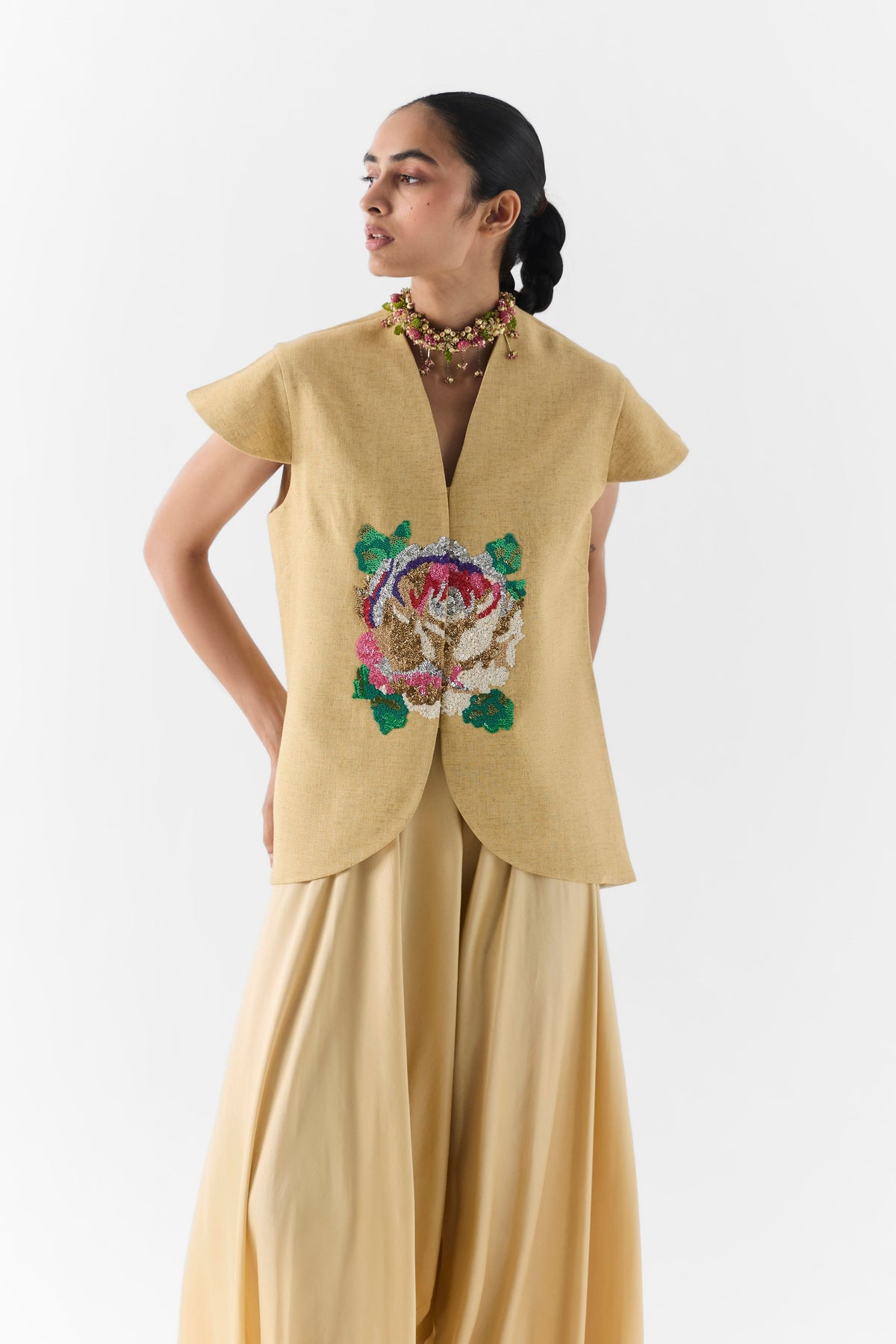 Gold Garden Rose Co-Ord Set