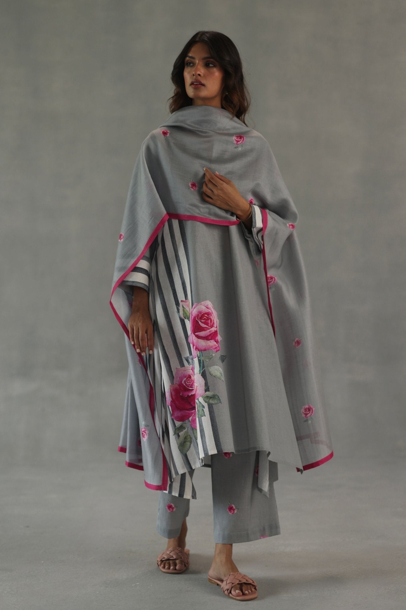 Mirage Kurta Set - Roza Pret - Elahe