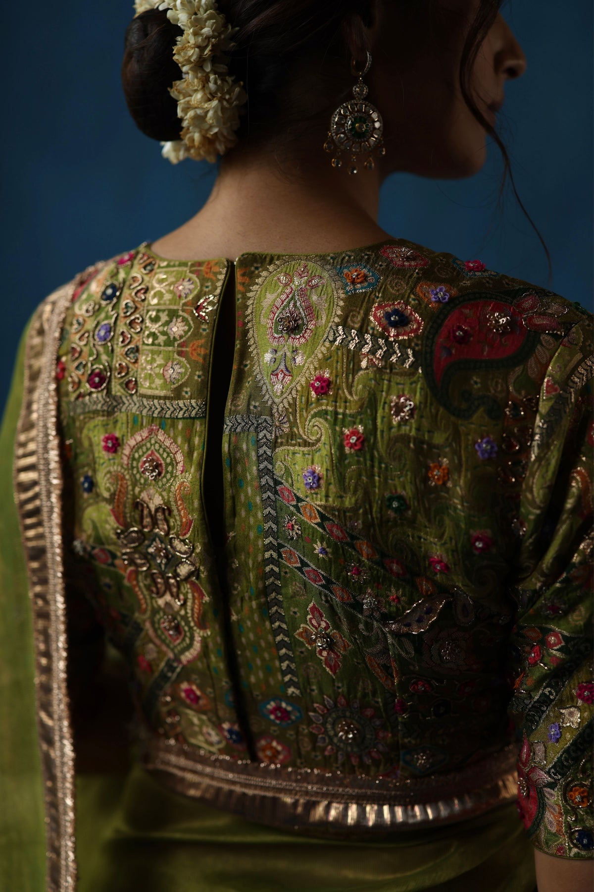 Pista Green Sharbat Saree