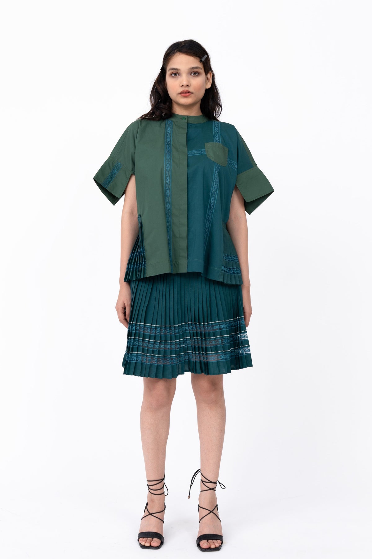 Channel Forest Green Top