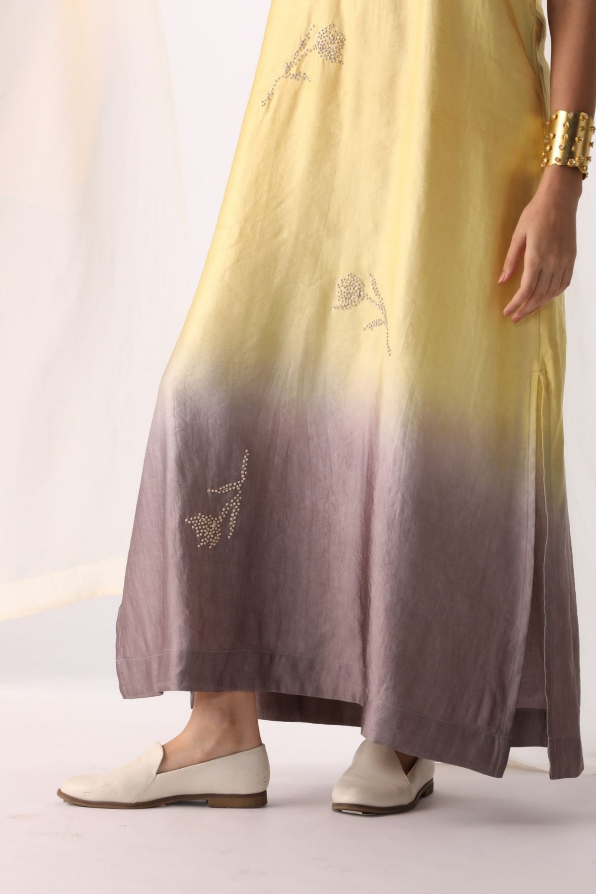 Lemon Ombrey Dress