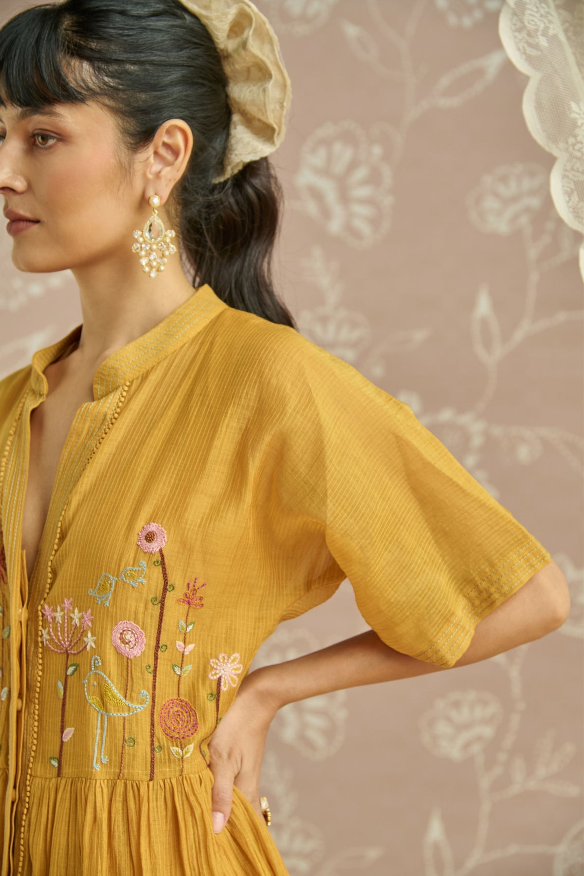 Yellow Azra Dress Set
