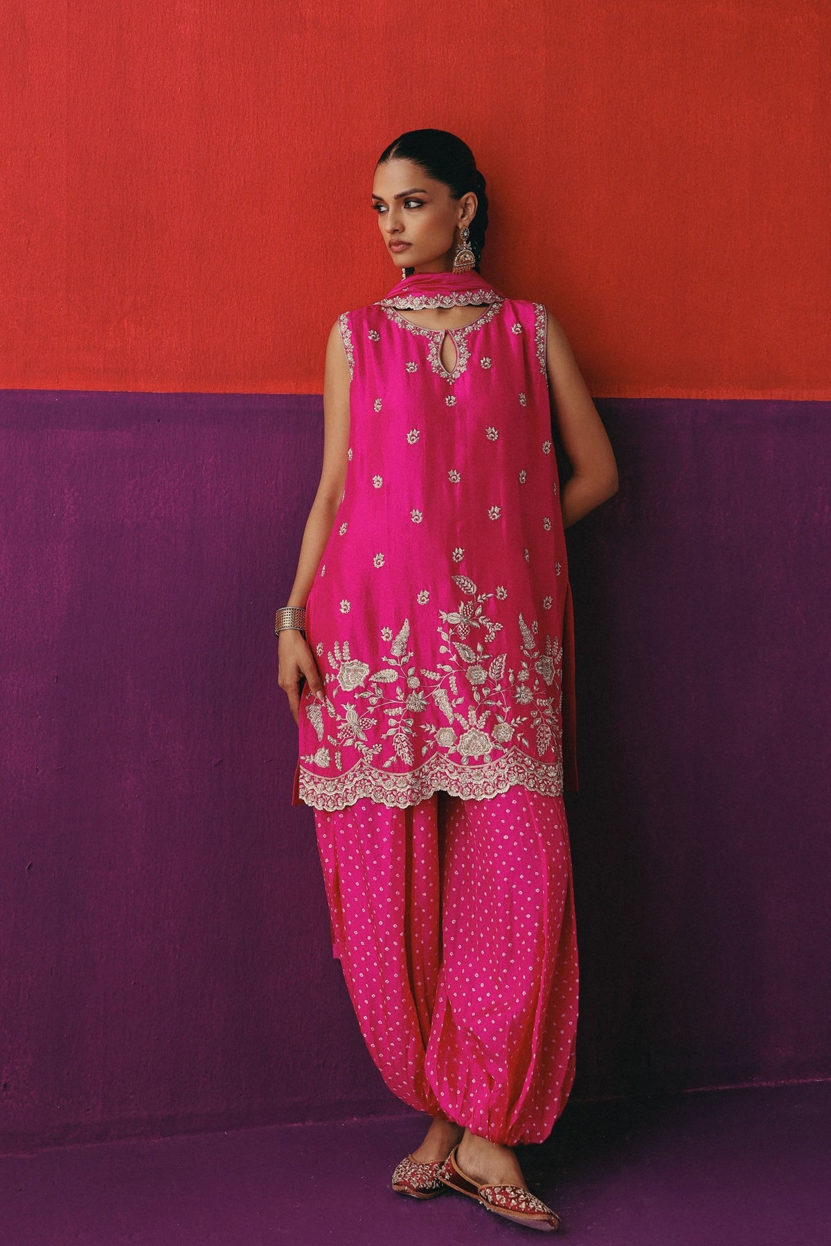 Rani Gulab Tunic Set