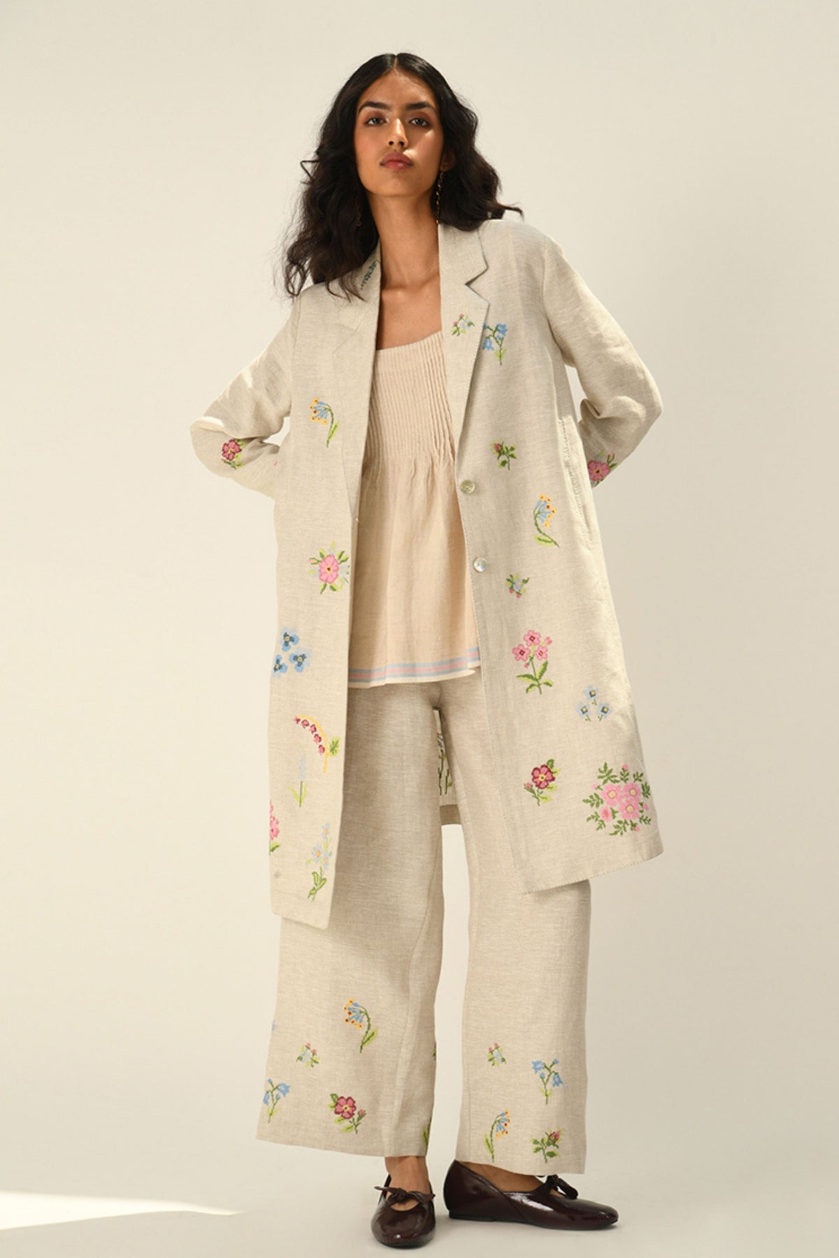 Delbard Embroidered Pants