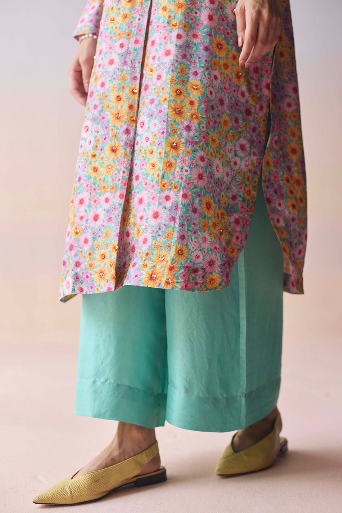 Wildflower Dawn Blue Kurta and Pants