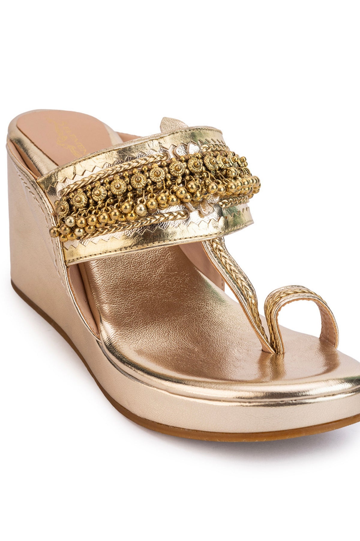 Anika Gold Wedges
