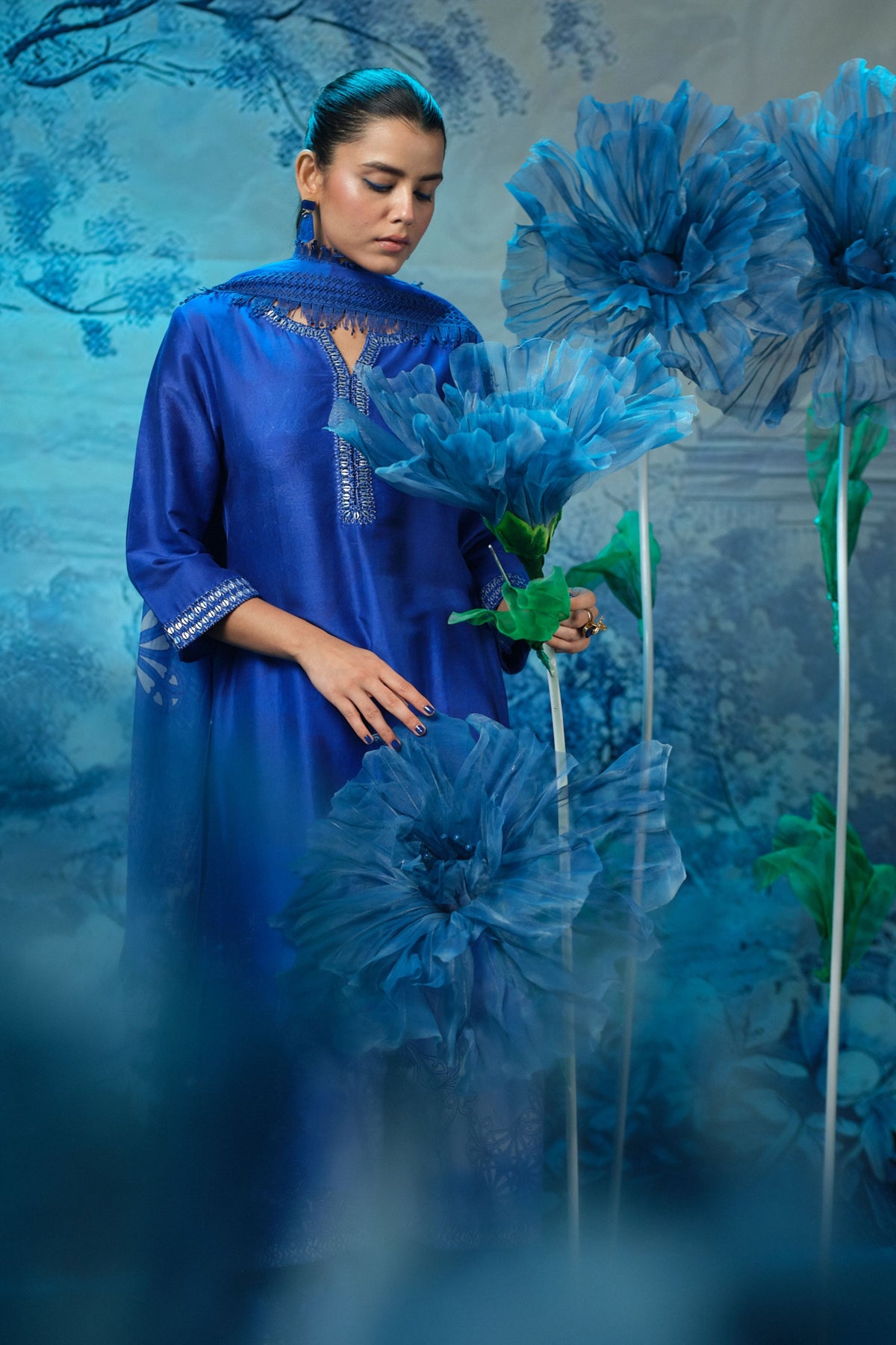 Indigo Twilight Kurta Set