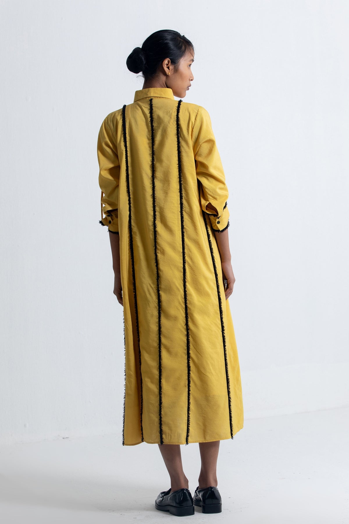 Brushed Yellow Dress