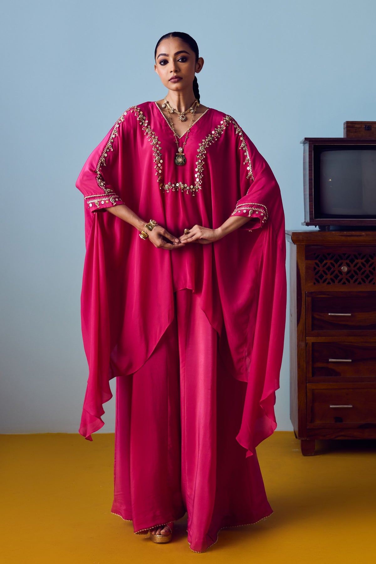 Maia Pink Tunic Set