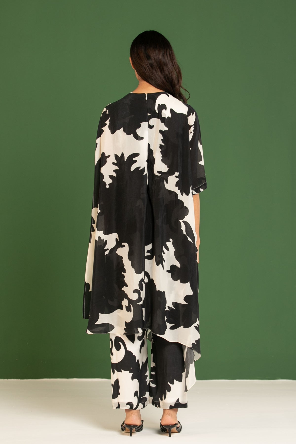 Black Draped Jumpsuit