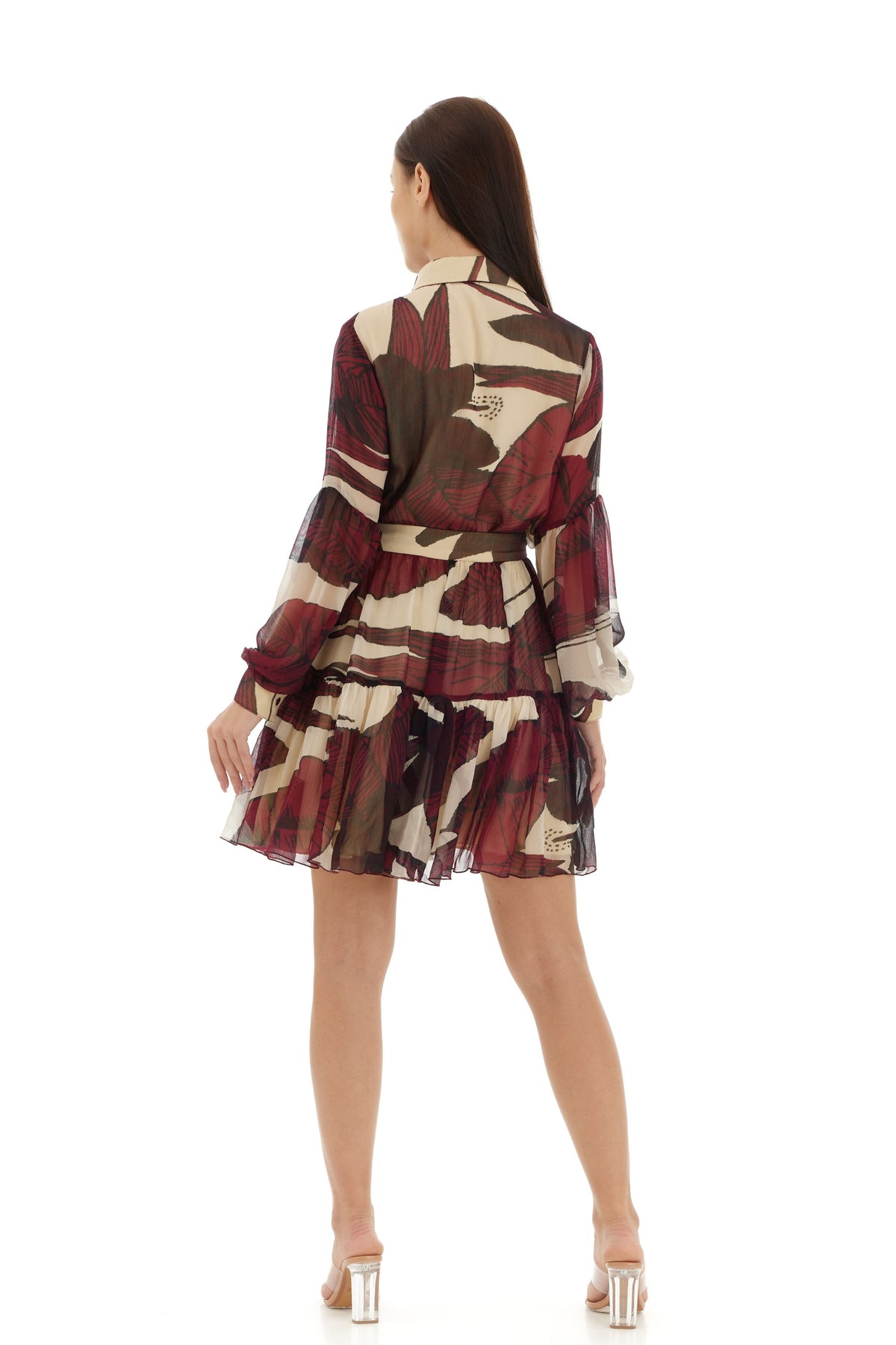Off White and Brown Top